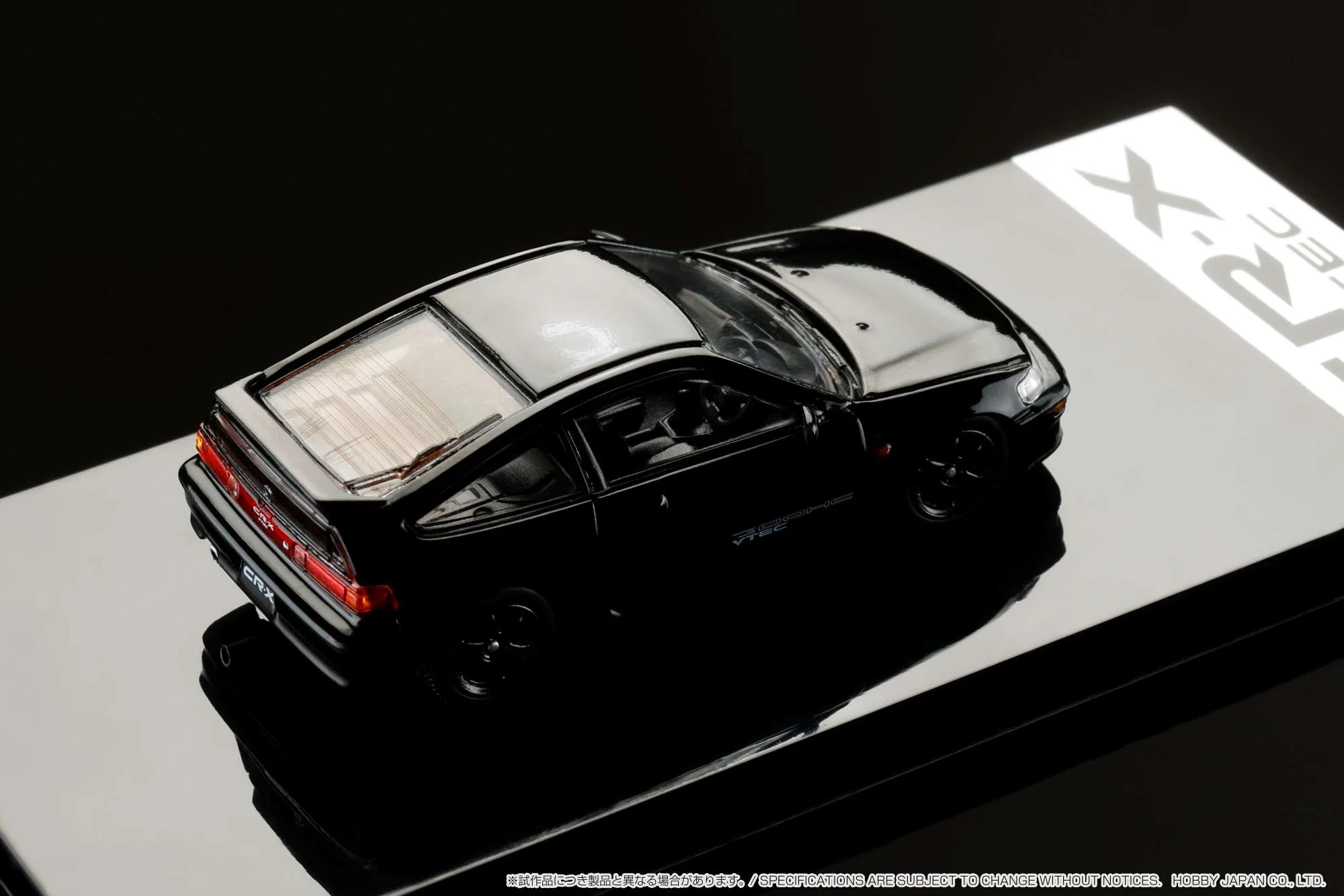 HOBBY JAPAN 1/64 Honda CR-X SiR (EF8) J.D.M. Style BLACK HJ643005BK - Image 5