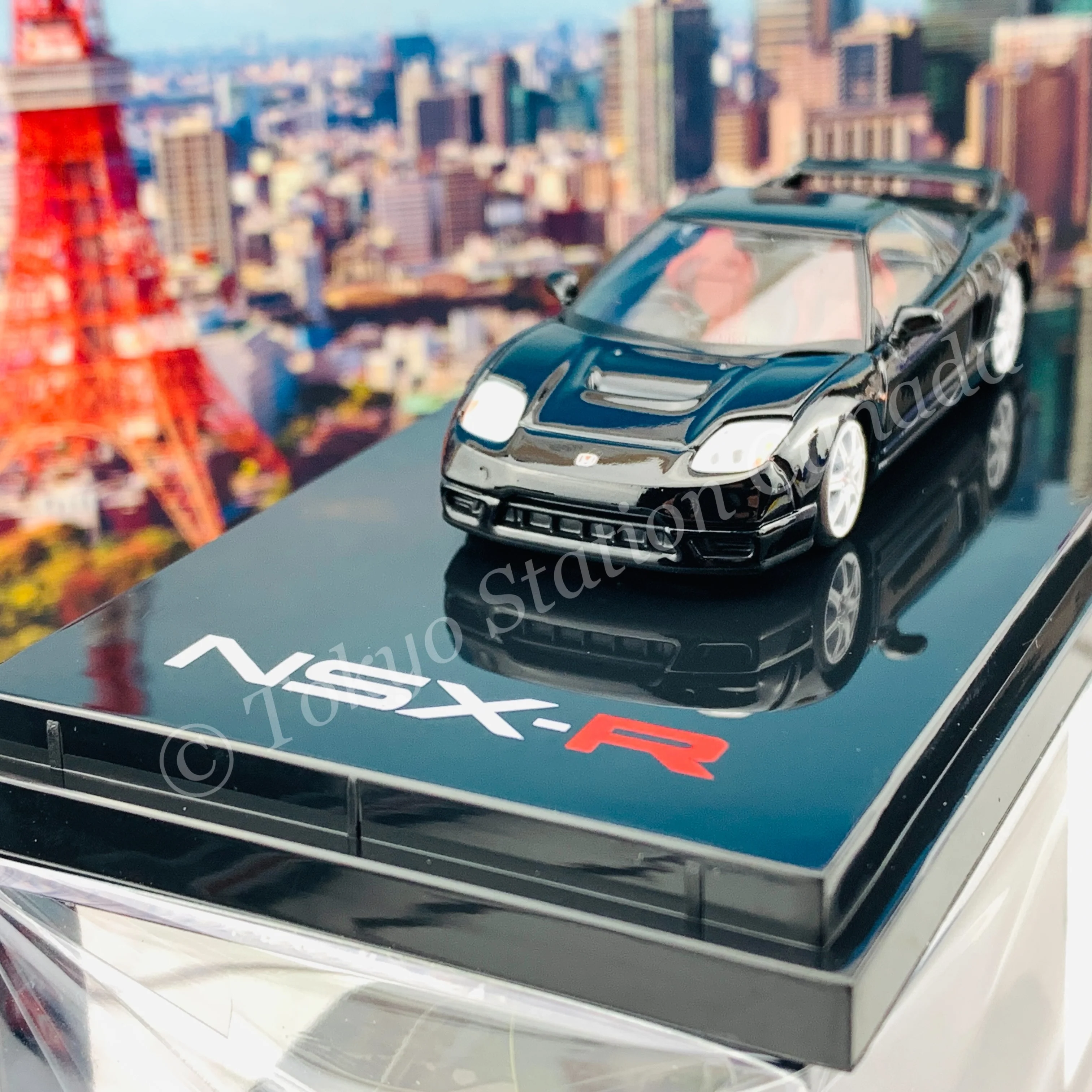 HOBBY JAPAN 1/64 Honda NSX-R (NA2) Berlina Black HJ641015ABK - Image 3
