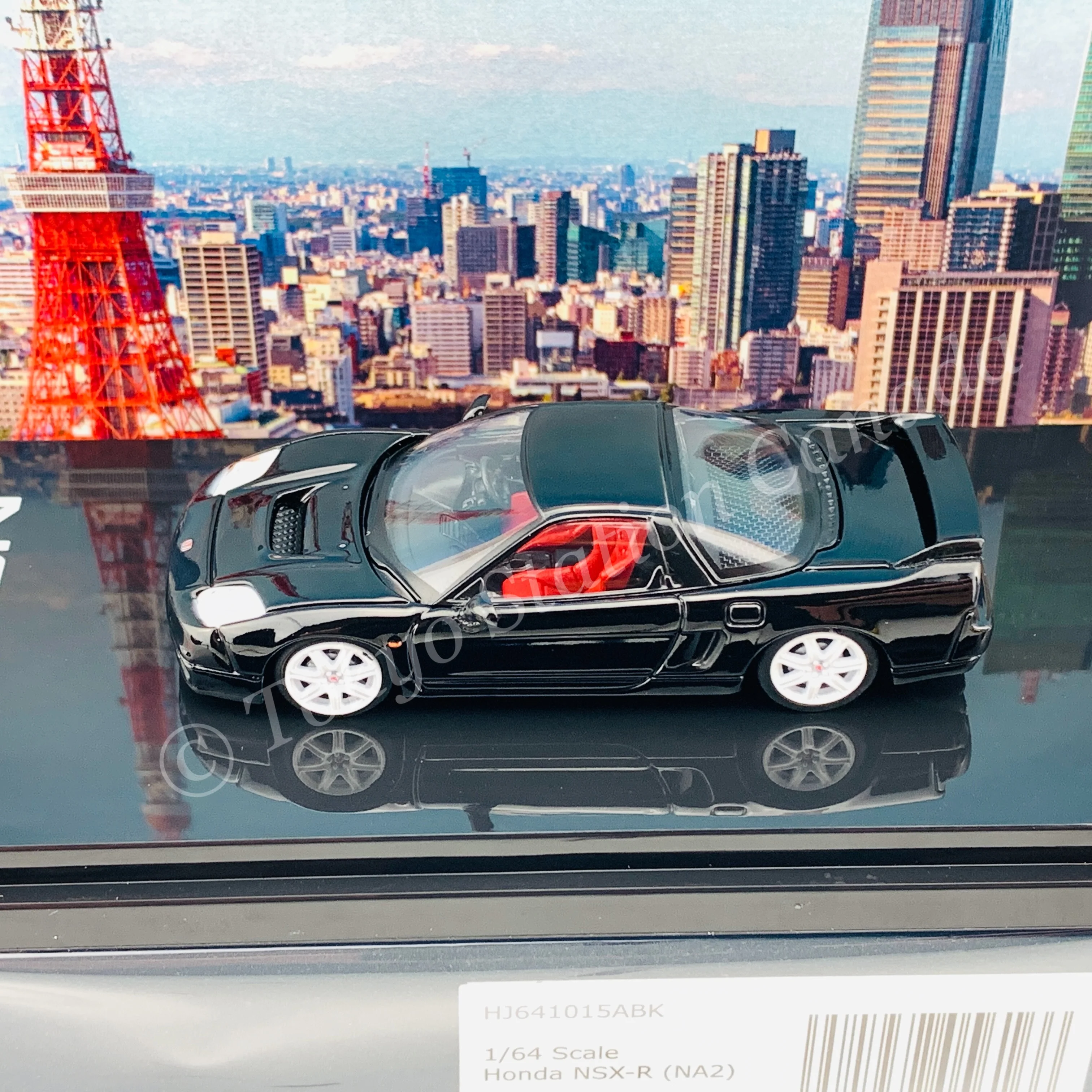HOBBY JAPAN 1/64 Honda NSX-R (NA2) Berlina Black HJ641015ABK - Image 4