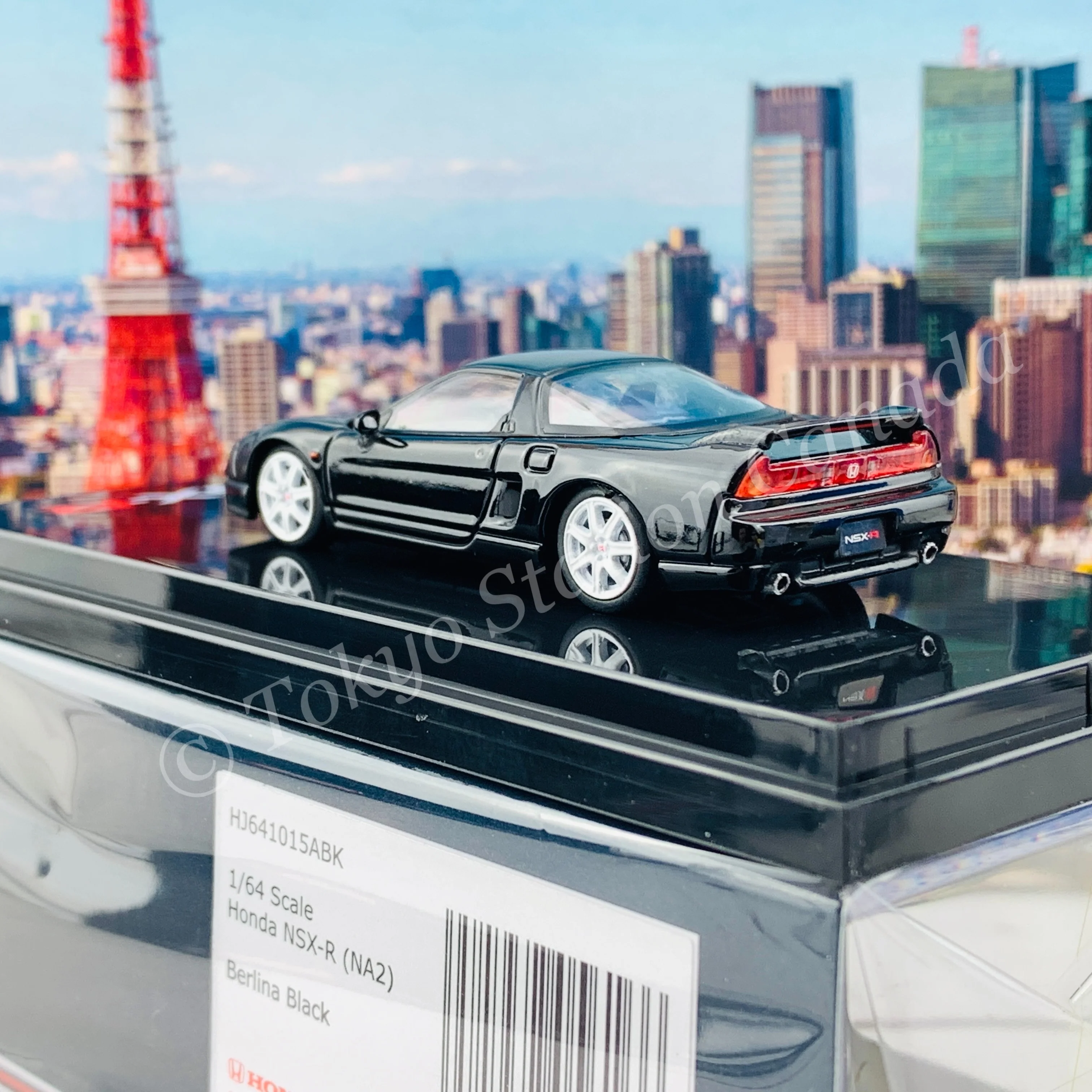HOBBY JAPAN 1/64 Honda NSX-R (NA2) Berlina Black HJ641015ABK - Image 5