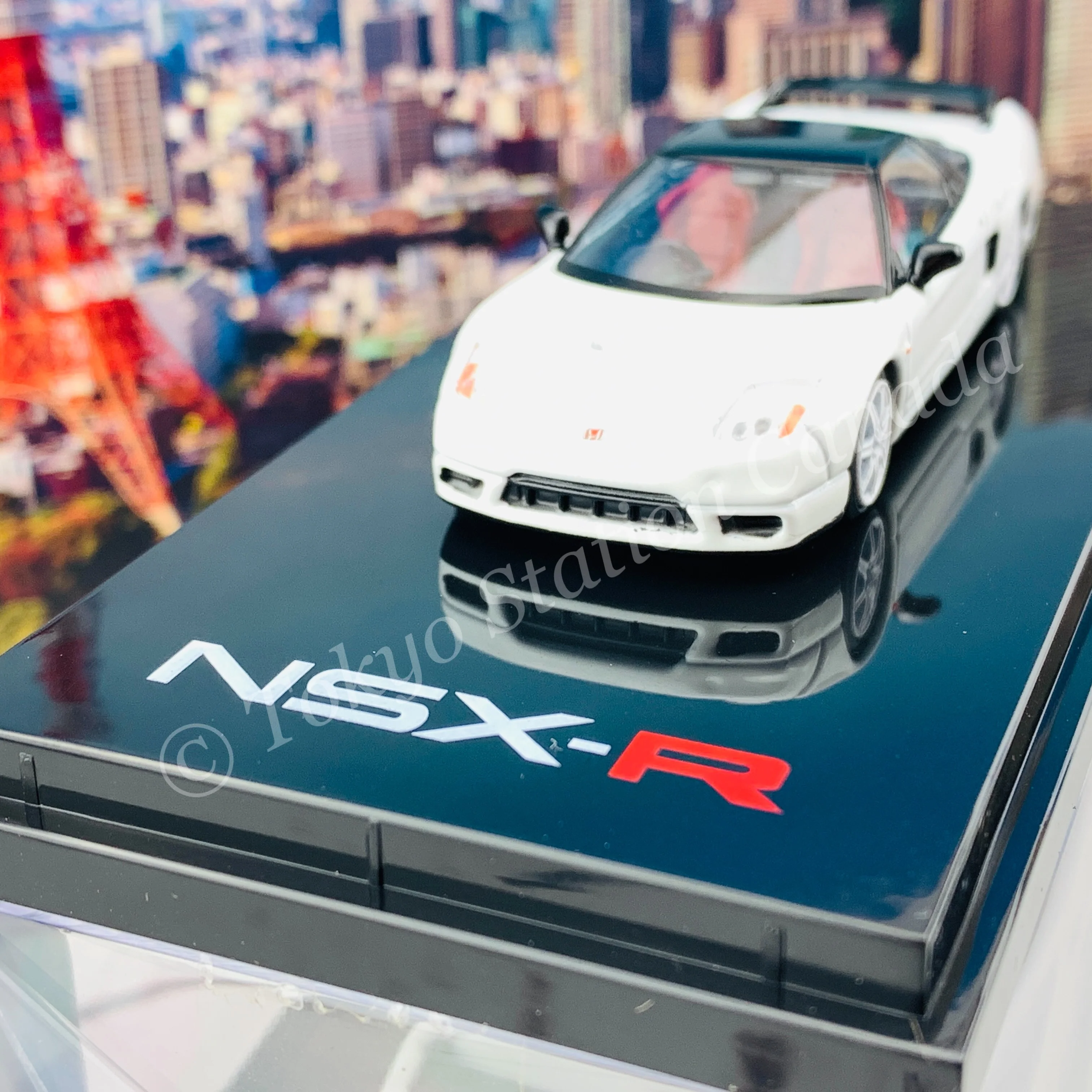 HOBBY JAPAN 1/64 Honda NSX-R (NA2) Championship White HJ641015AW - Image 3