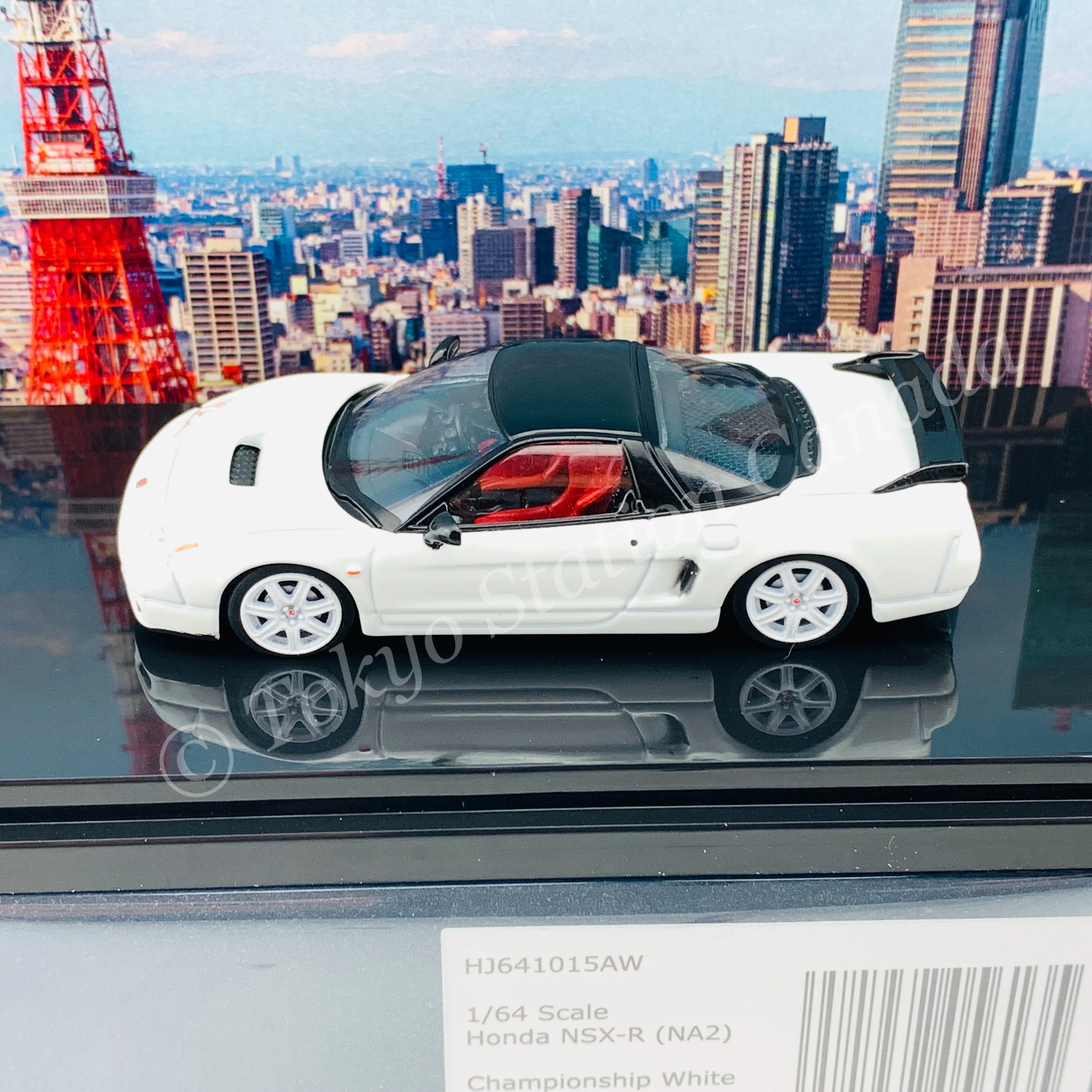 HOBBY JAPAN 1/64 Honda NSX-R (NA2) Championship White HJ641015AW - Image 4