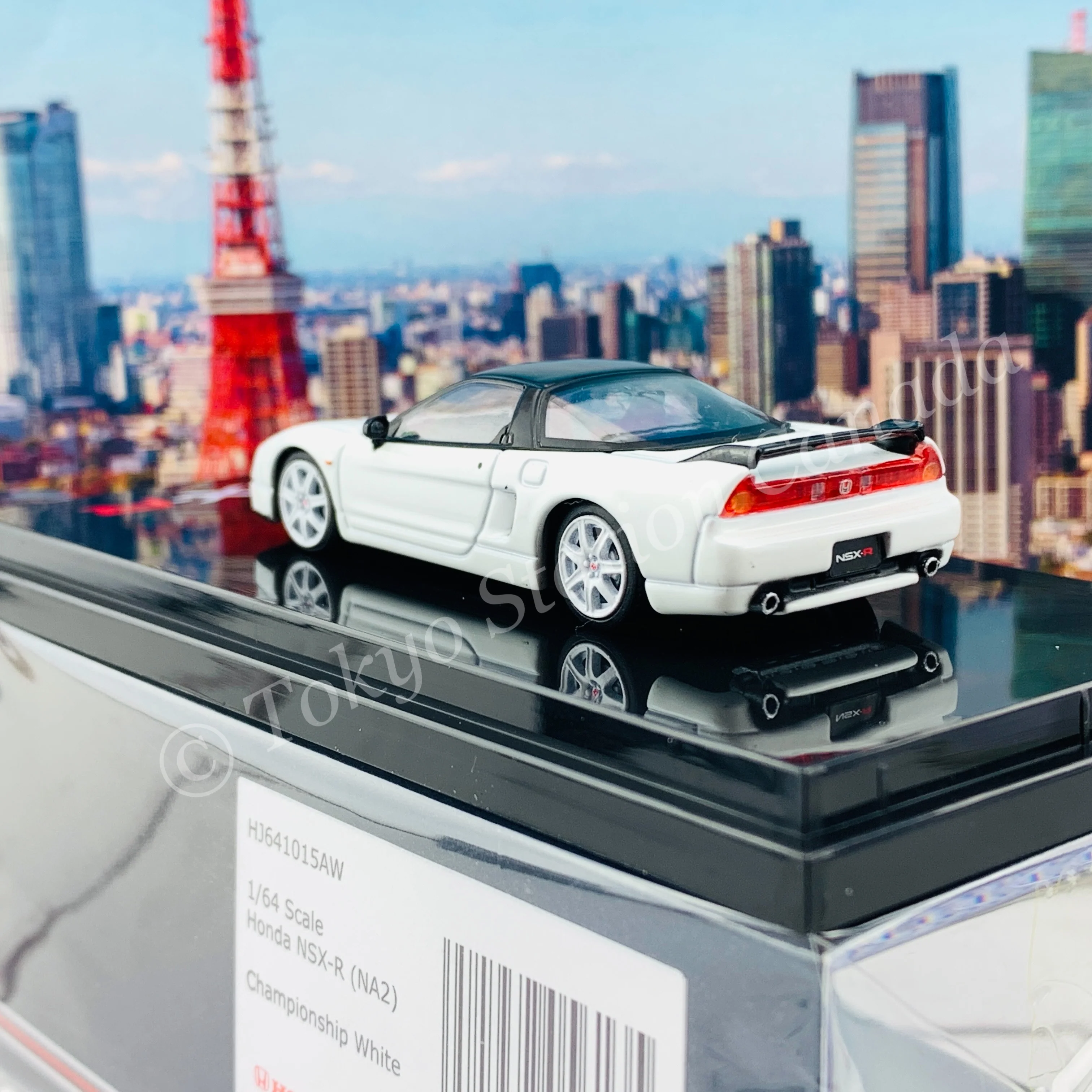 HOBBY JAPAN 1/64 Honda NSX-R (NA2) Championship White HJ641015AW - Image 5