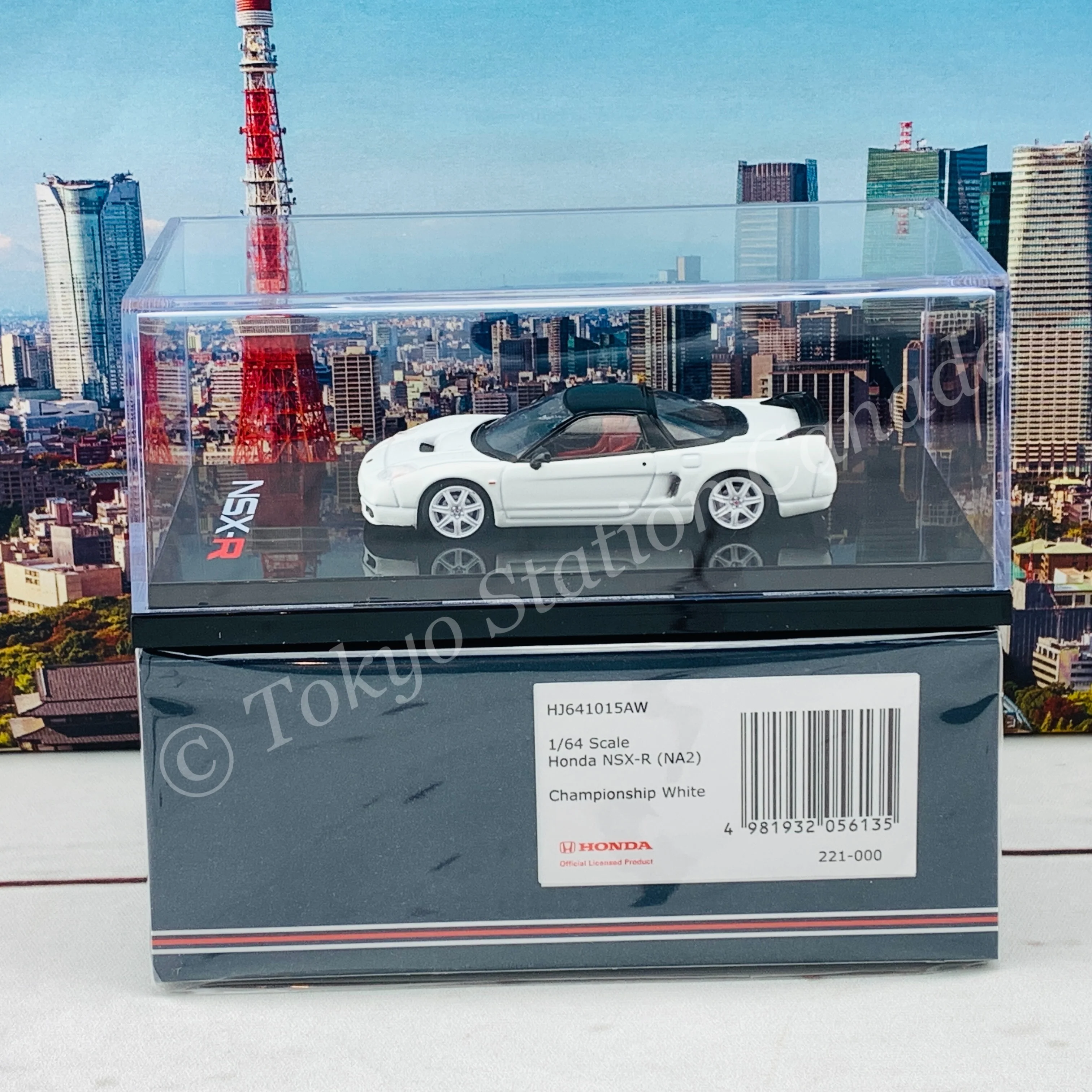HOBBY JAPAN 1/64 Honda NSX-R (NA2) Championship White HJ641015AW - Image 6