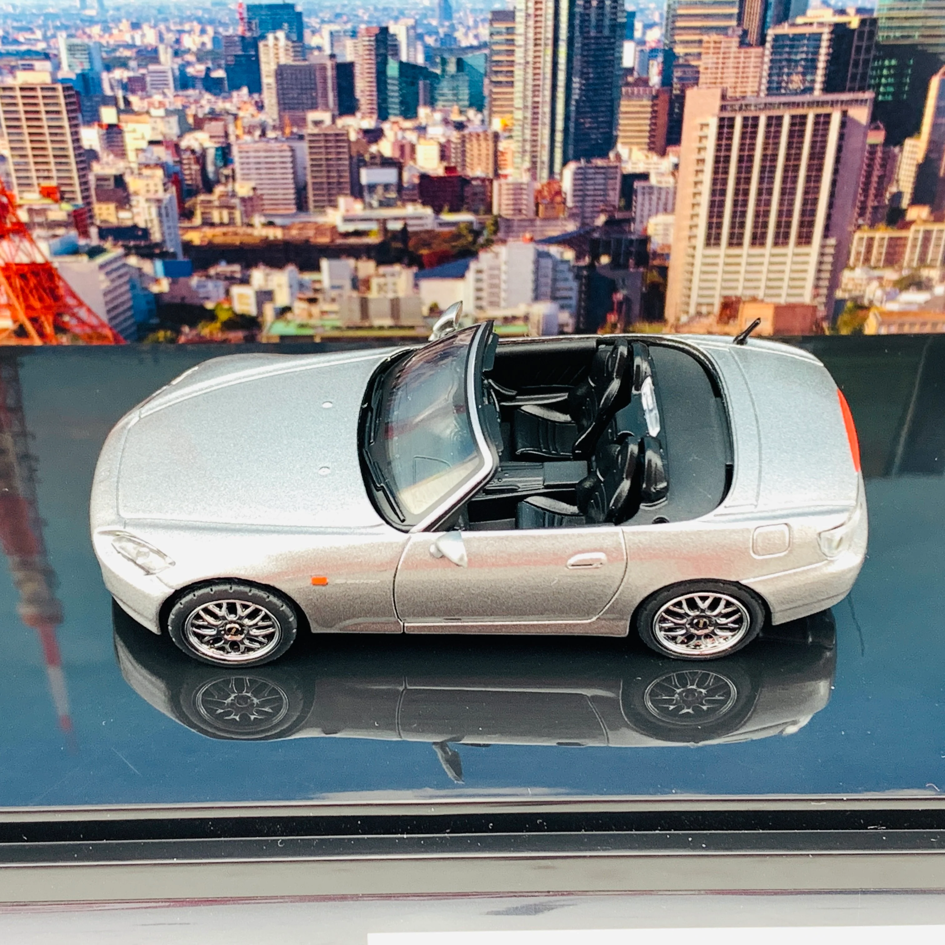 HOBBY JAPAN 1/64 Honda S2000 AP1 Type 200 Customized Version Silver HJ641020CS - Image 5