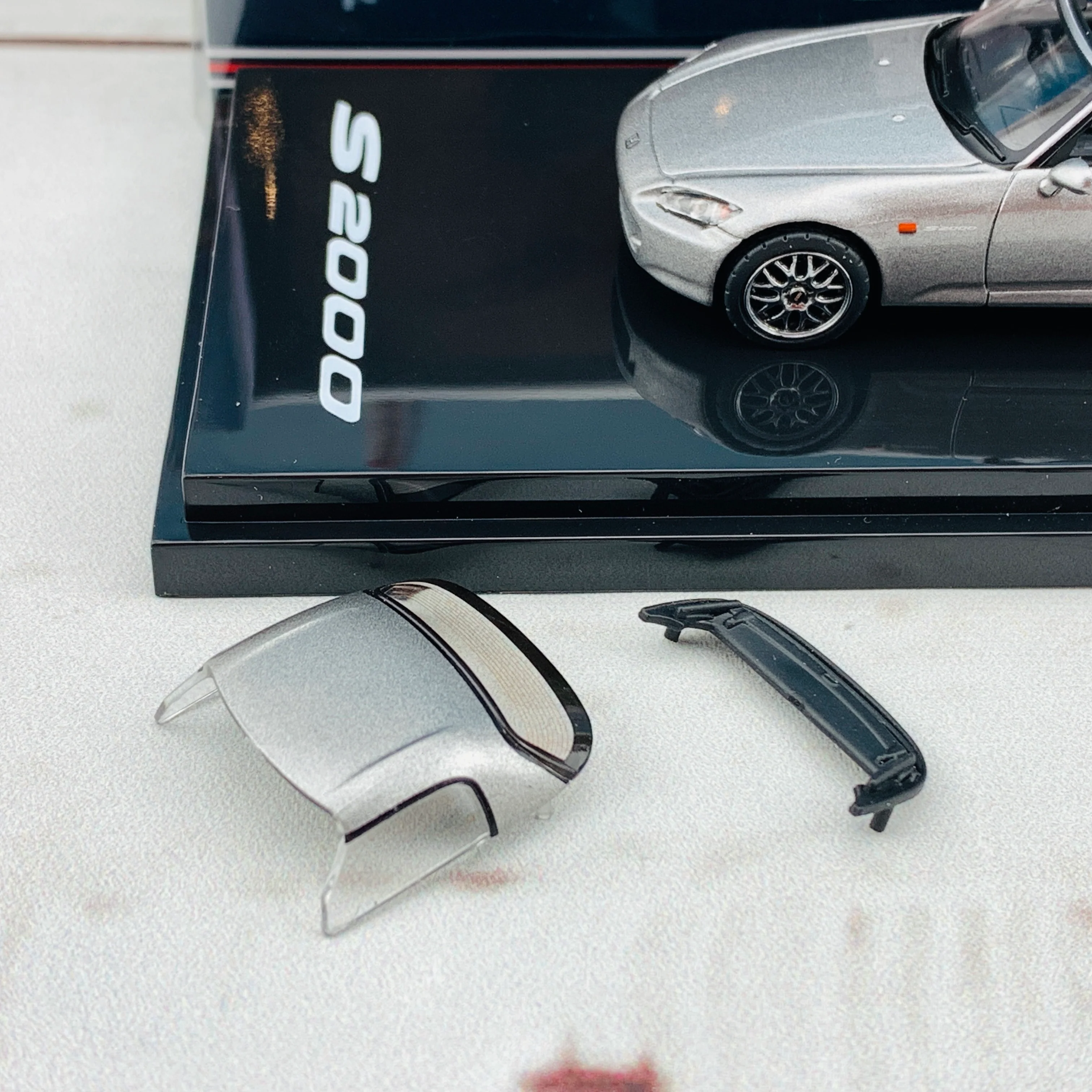 HOBBY JAPAN 1/64 Honda S2000 AP1 Type 200 Customized Version Silver HJ641020CS - Image 6