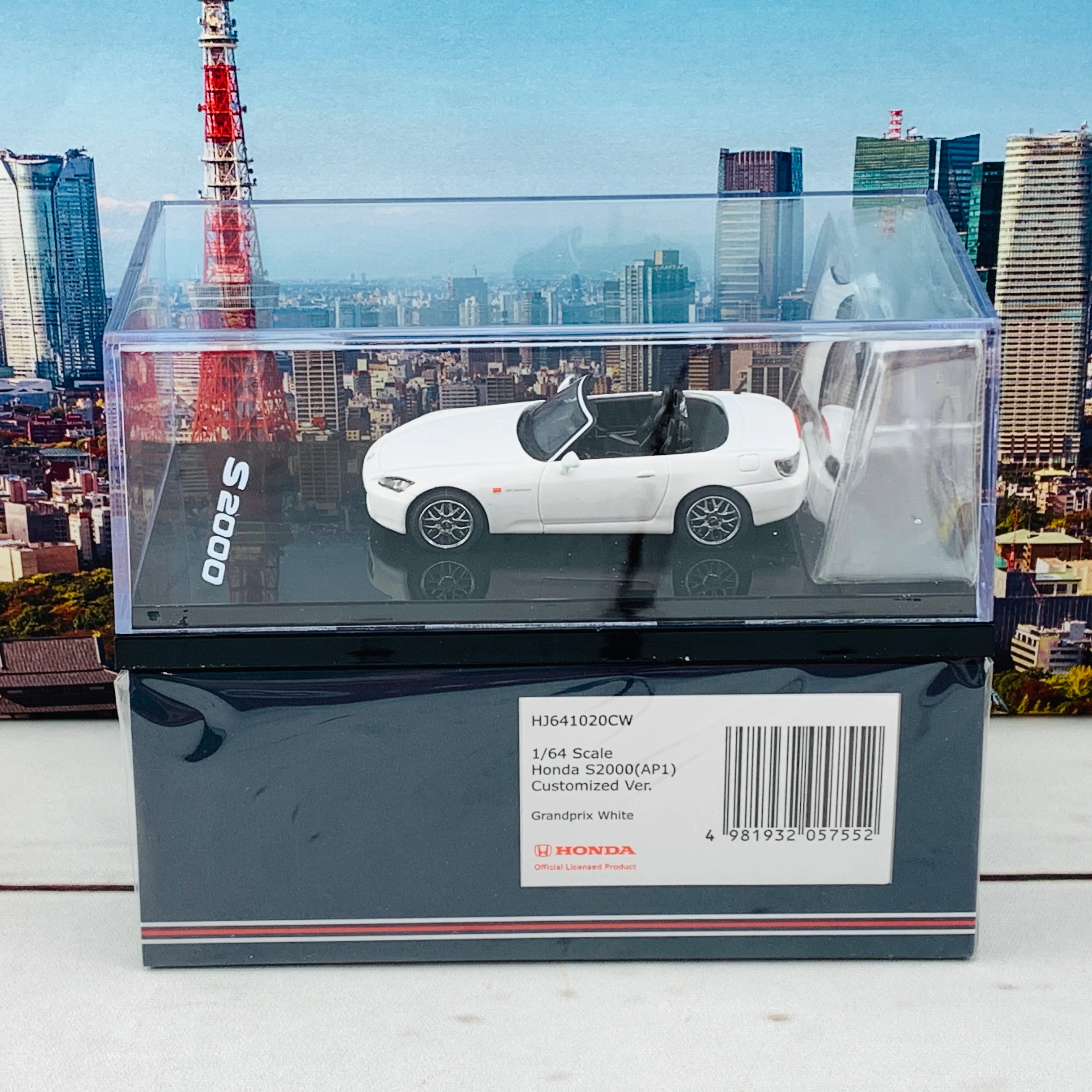 HOBBY JAPAN 1/64 Honda S2000 AP1 Type 200 Customized Version White HJ641020CW - Image 7