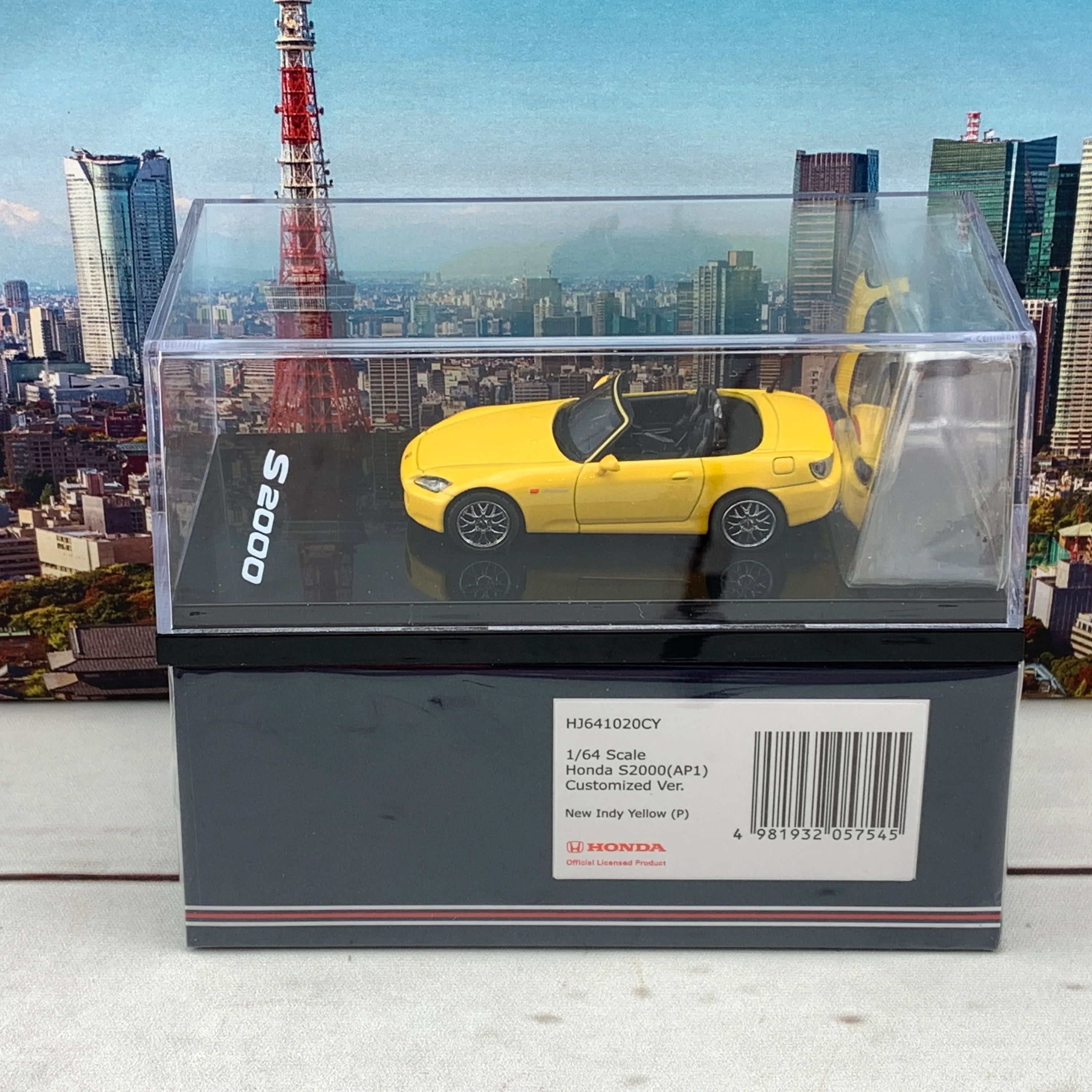 HOBBY JAPAN 1/64 Honda S2000 AP1 Type 200 Customized Version Yellow HJ641020CY - Image 7