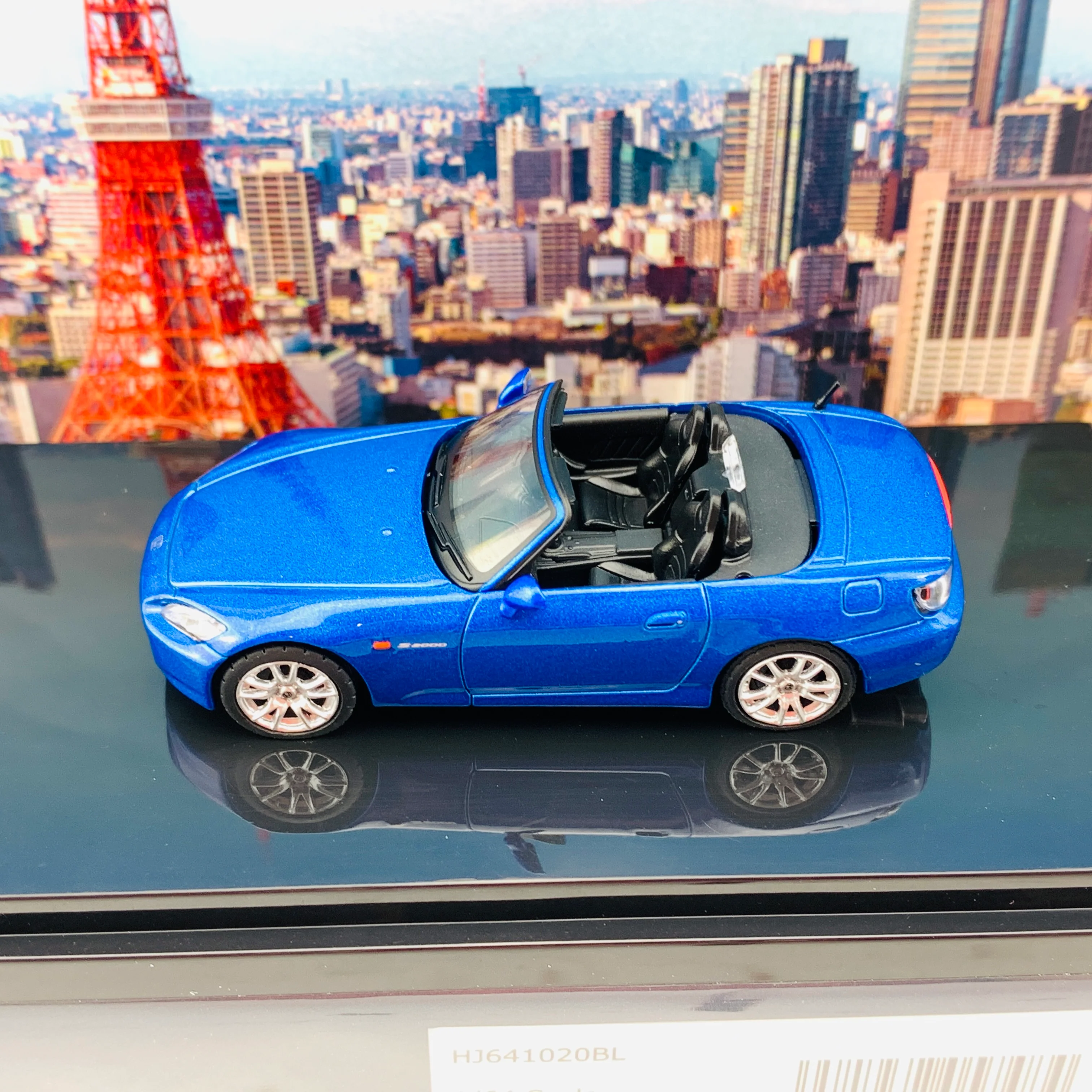 HOBBY JAPAN 1/64 Honda S2000 AP1 Type 200 Bermuda Blue Pearl HJ641020BL - Image 4