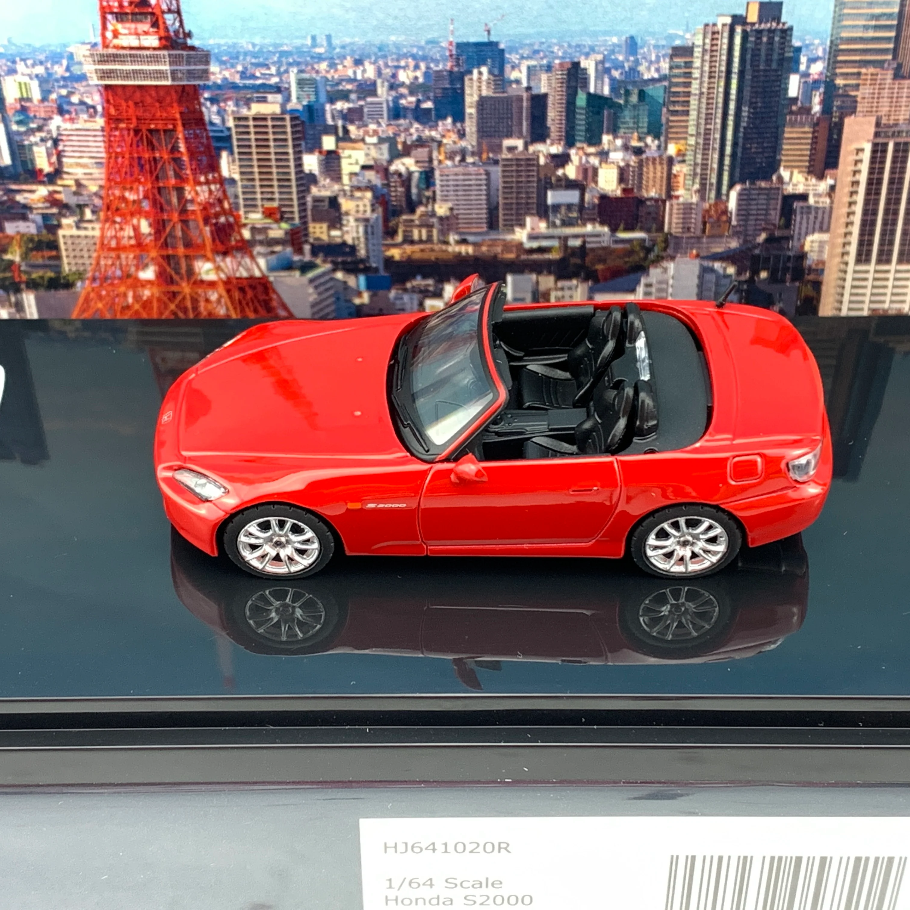 HOBBY JAPAN 1/64 Honda S2000 AP1 Type 200 New Formula Red HJ641020R - Image 4
