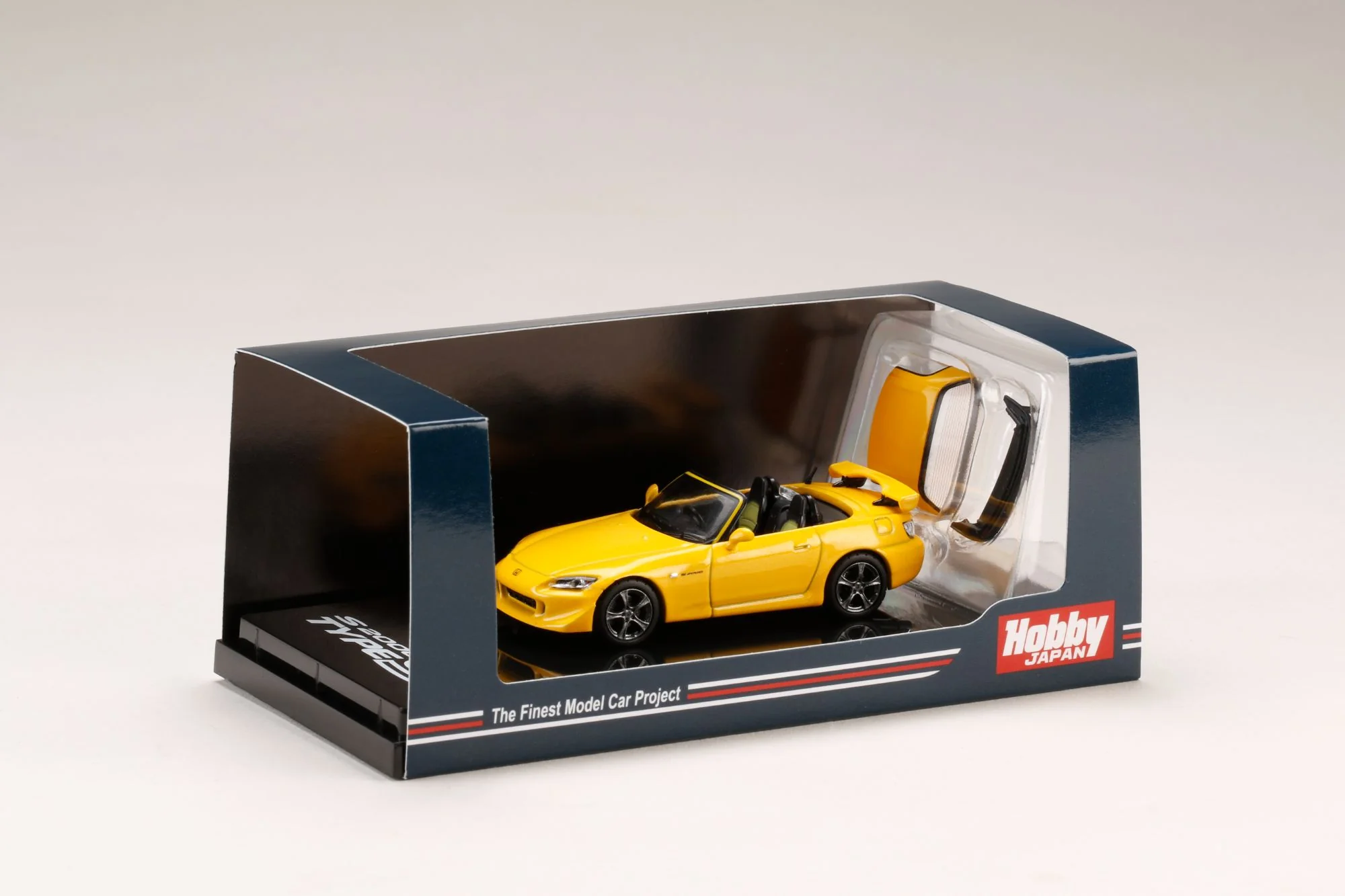 HOBBY JAPAN 1/64 Honda S2000 Type S (AP2) YELLOW HJ641020SY - Image 2