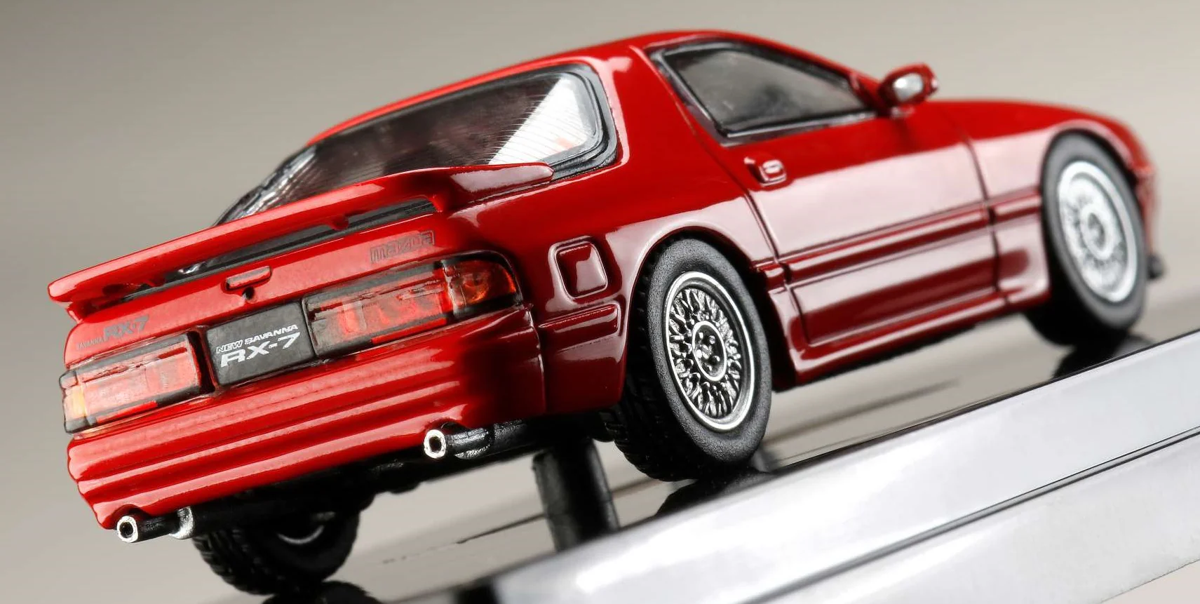 HOBBY JAPAN 1/64 MAZDA RX-7 FC3S GT-X Red HJ641043R - Image 3