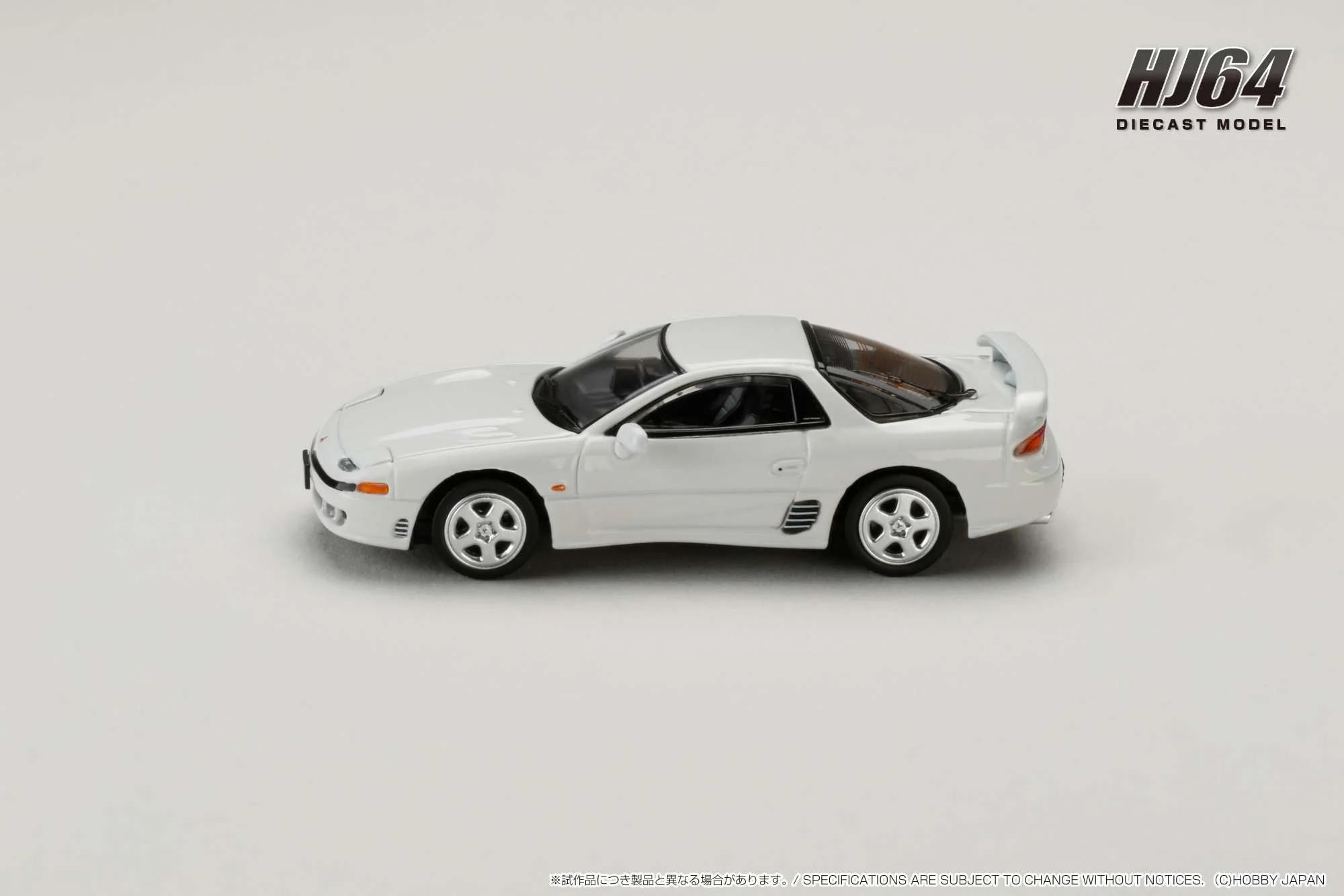 PREORDER HOBBY JAPAN 1/64 MITSUBISHI GTO TWINTURBO White HJ641065AW (Approx. Release Date : Q1 2024 subjects to the manufacturer's final decision) - Image 3