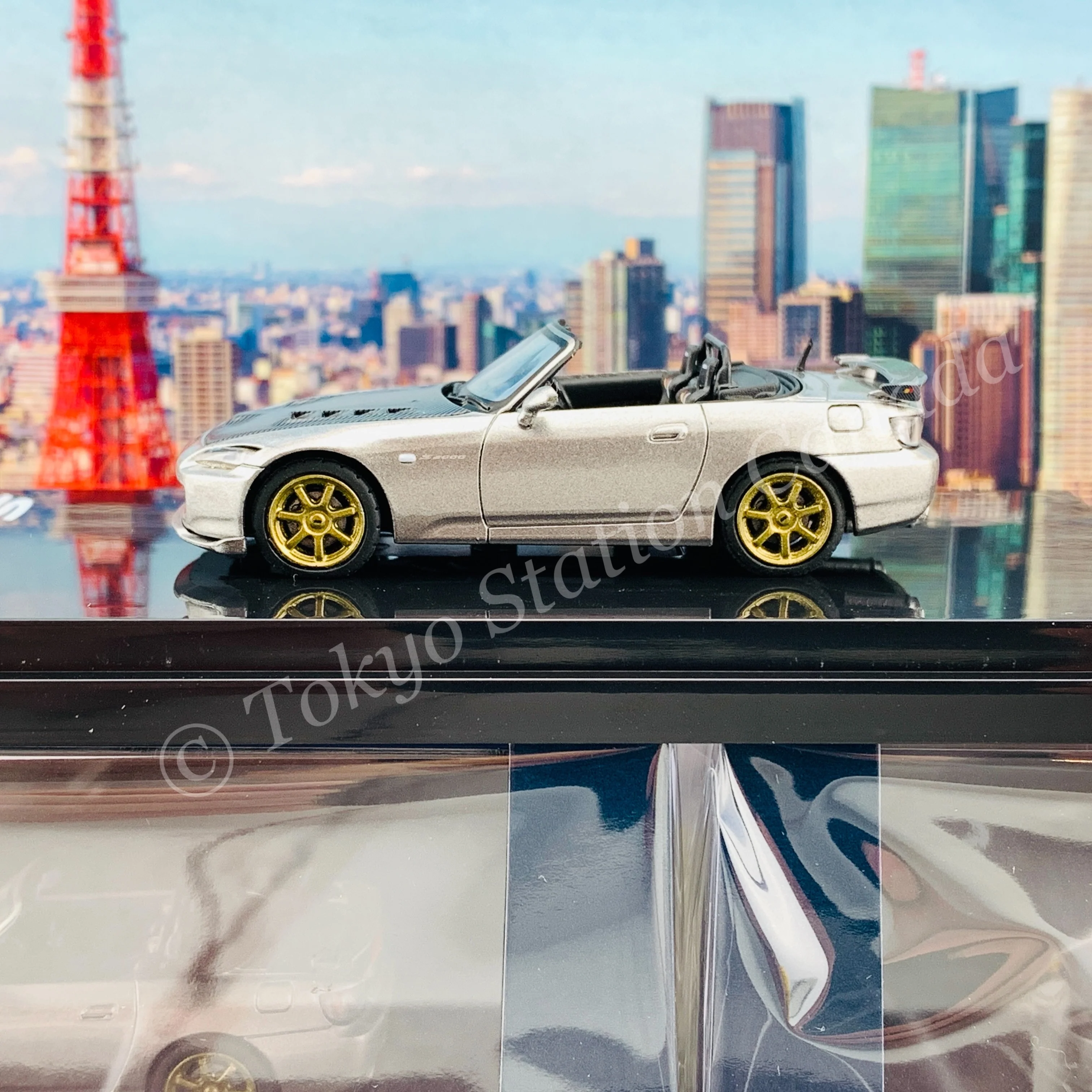HOBBY JAPAN 1/64 Mugen S2000 Rock Metallic HJ641020MS - Image 2