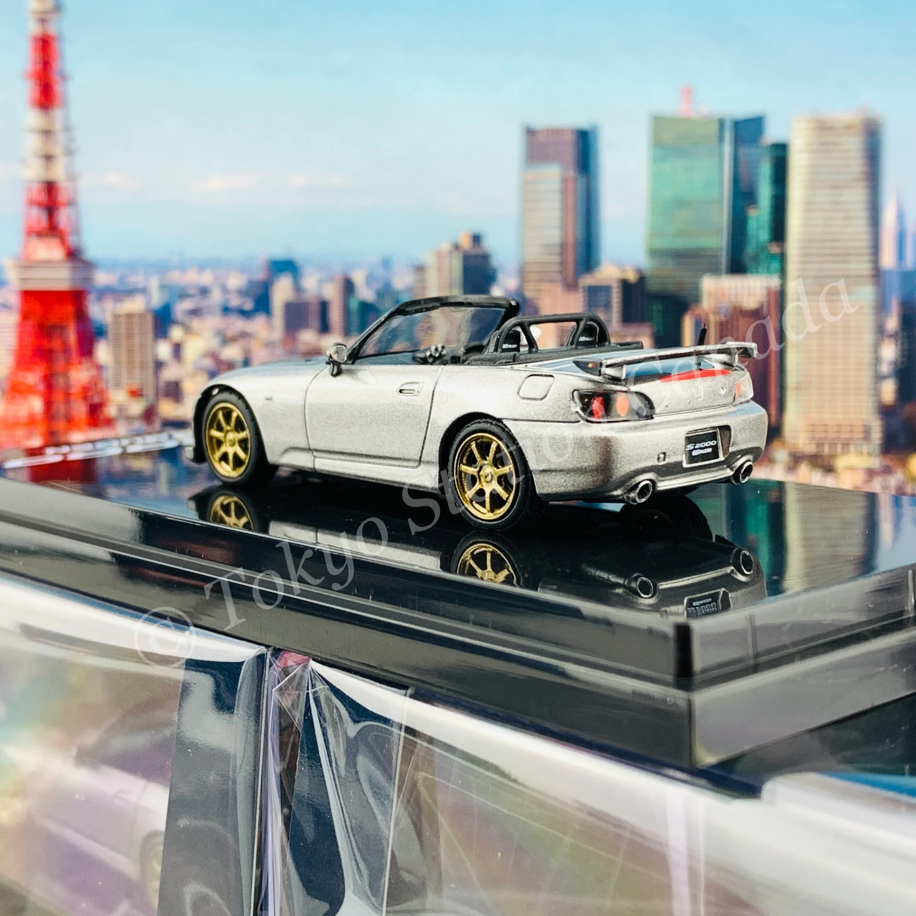 HOBBY JAPAN 1/64 Mugen S2000 Rock Metallic HJ641020MS - Image 4