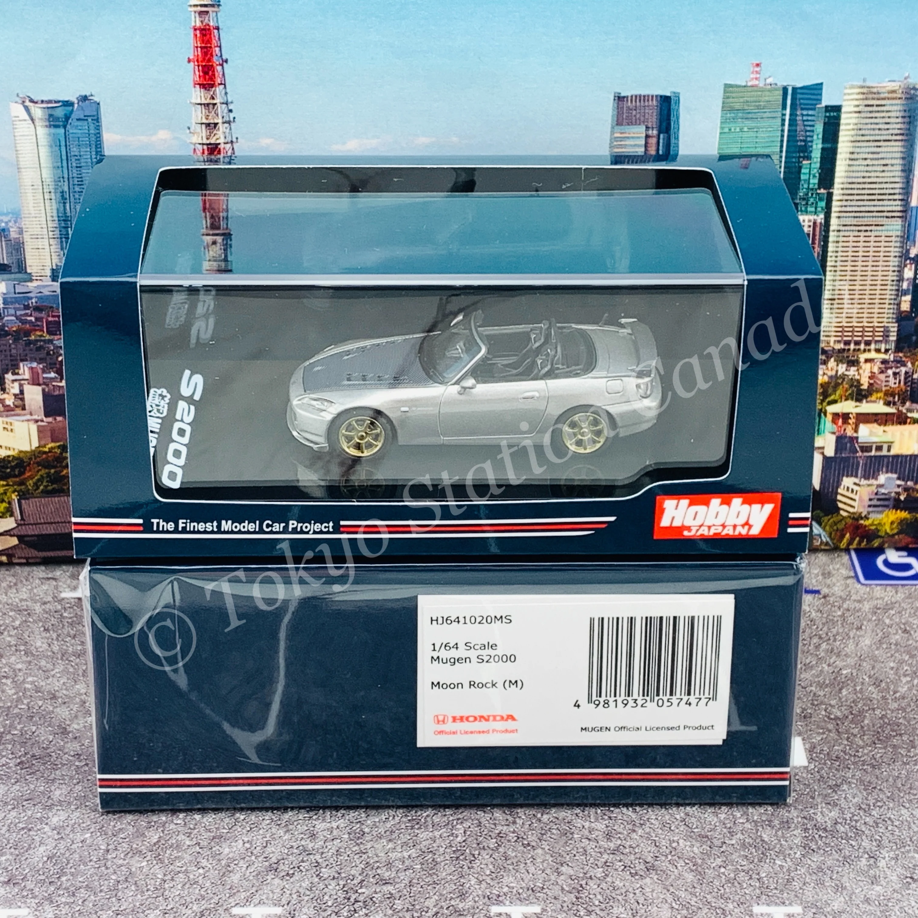 HOBBY JAPAN 1/64 Mugen S2000 Rock Metallic HJ641020MS - Image 6