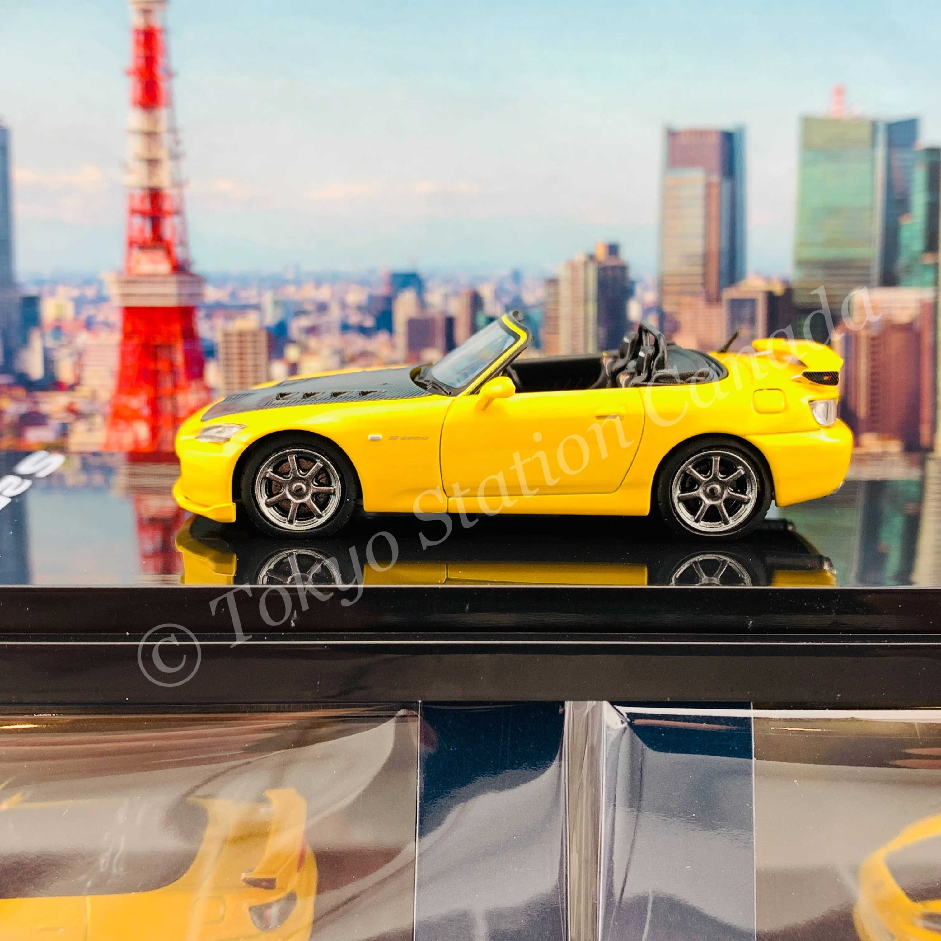 HOBBY JAPAN 1/64 Mugen S2000 Yellow HJ641020MY - Image 2