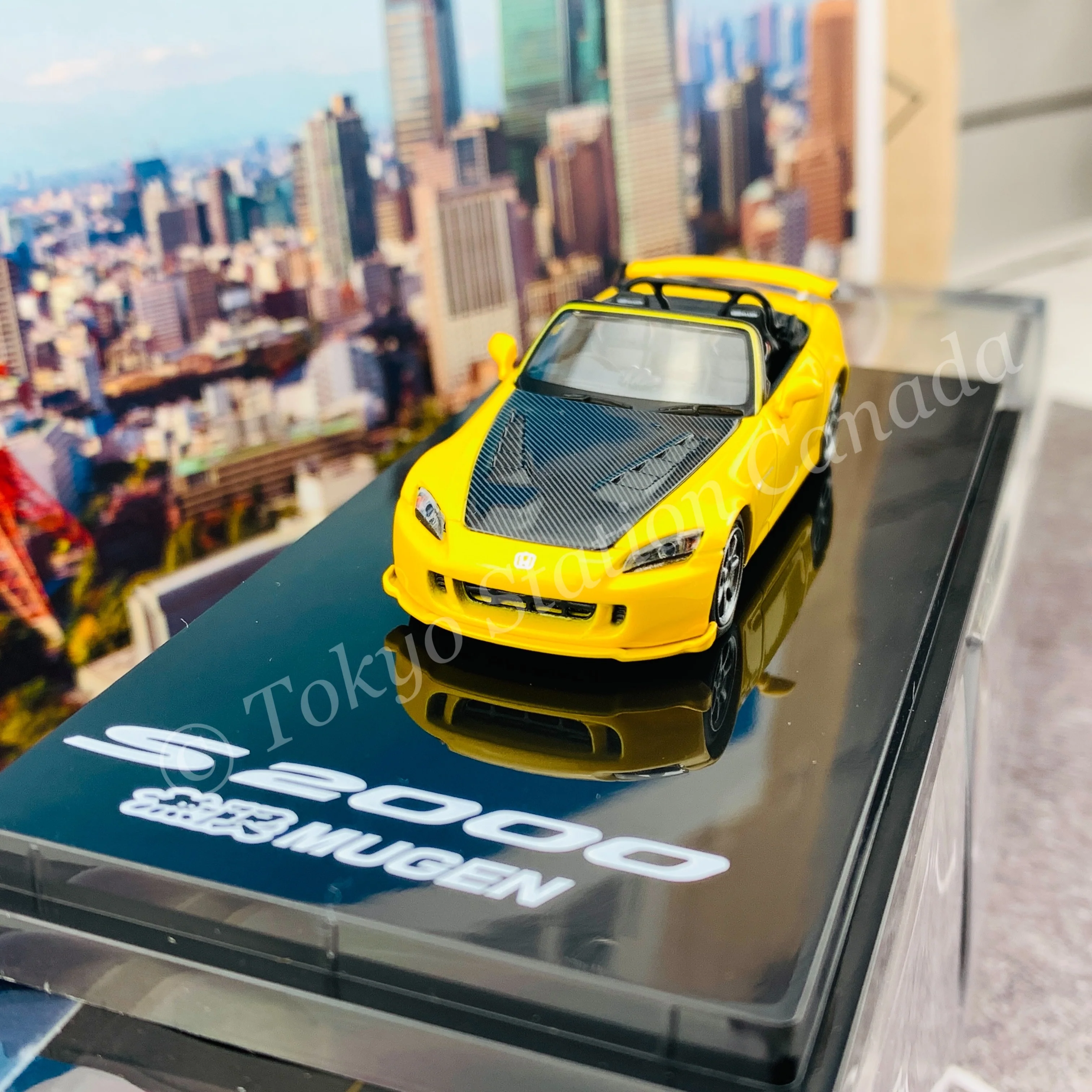 HOBBY JAPAN 1/64 Mugen S2000 Yellow HJ641020MY - Image 3