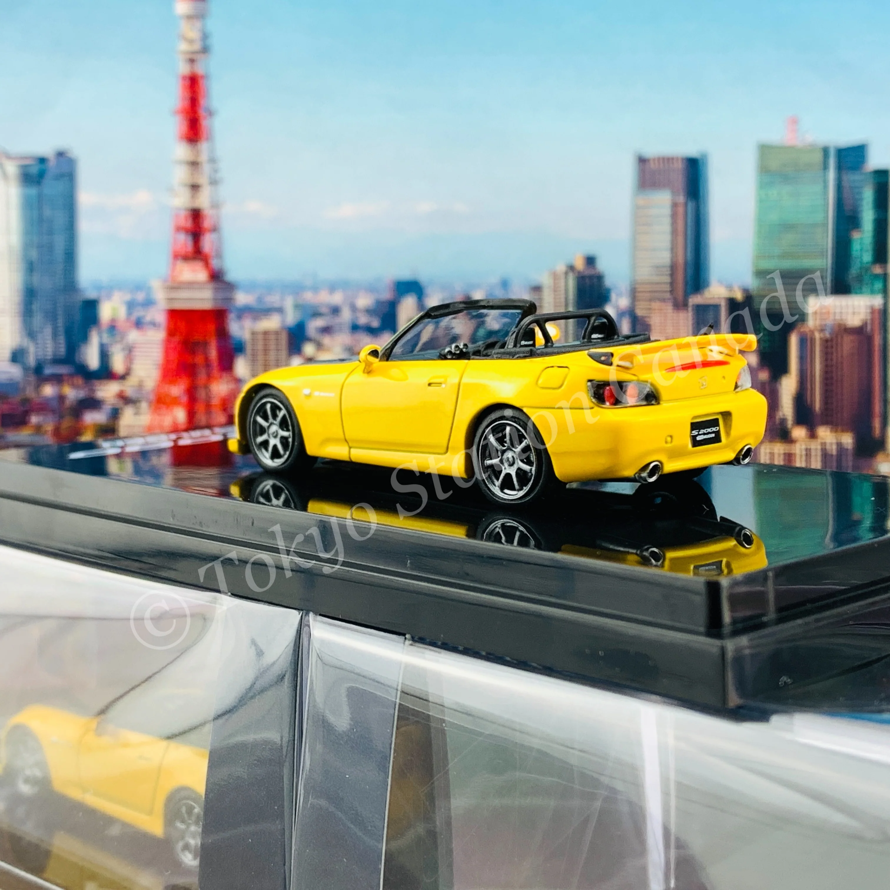 HOBBY JAPAN 1/64 Mugen S2000 Yellow HJ641020MY - Image 4