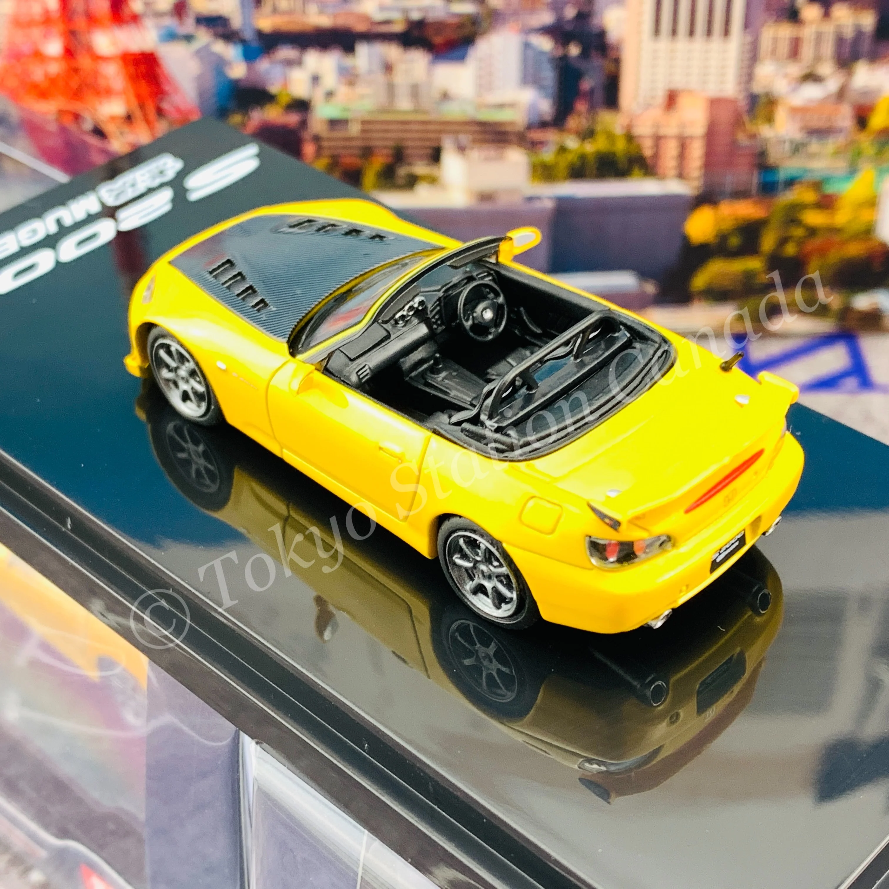 HOBBY JAPAN 1/64 Mugen S2000 Yellow HJ641020MY - Image 5