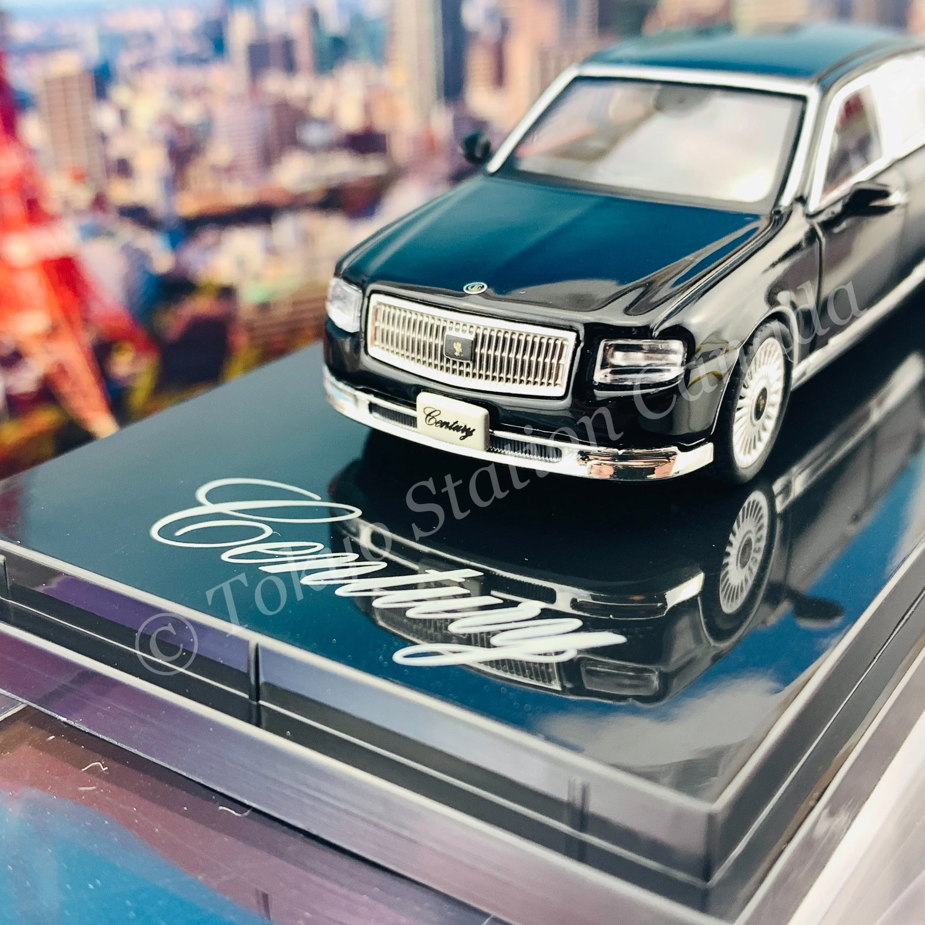 HOBBY JAPAN 1/64 Toyota CENTURY (UWG60 ) ETERNAL BLACK HJ641019BK - Image 2