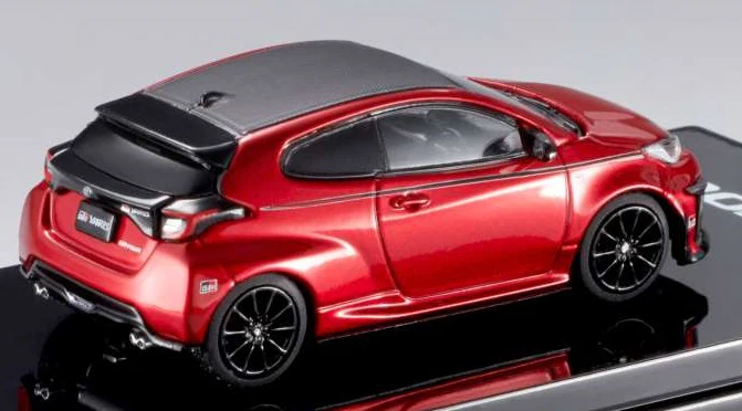 HOBBY JAPAN 1/64  Toyota GR YARIS RZ High Performance GR Parts Red HJ642024GR - Image 2