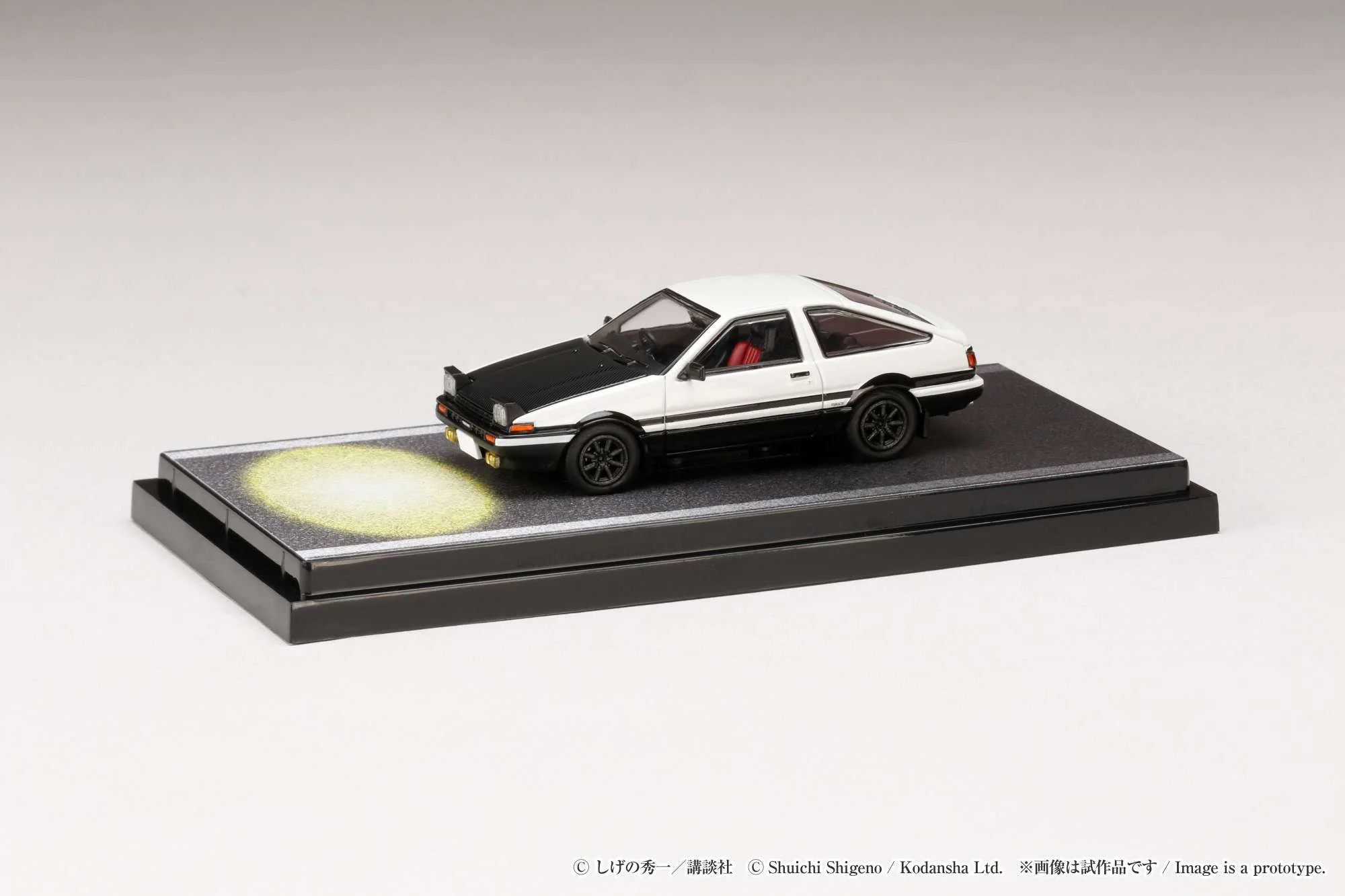 HOBBY JAPAN 1/64 Toyota SPRINTER TRUENO GT APEX (AE86) / INITIAL D Engine Mounted Model VS Tomoyuki Tachi HJ641052DD - Image 5