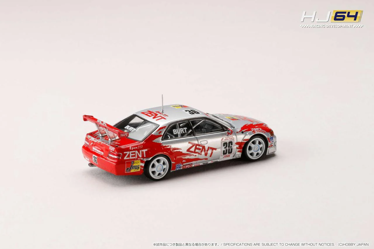 HOBBY JAPAN 1/64 ZENT TOM'S Chaser (#36) 1998 JTCC HJR642072B - Image 3