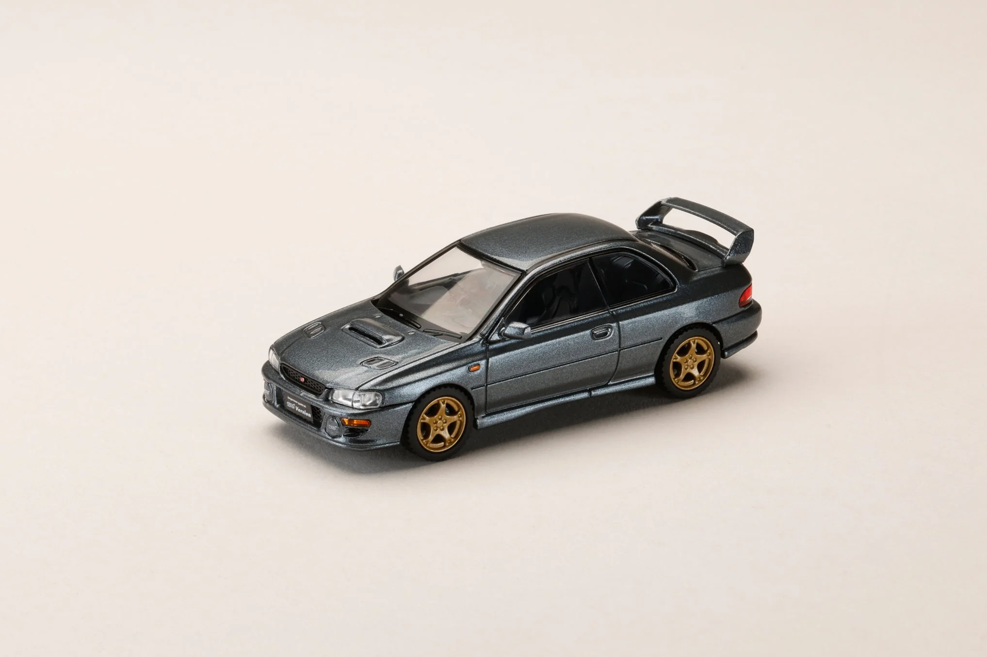 PREORDER HOBBY JAPAN JDM64 1/64 Subaru Impreza WRX type R Sti Version with WR Type Front Bumper - COOL GREY HJDM006-21 (Approx. Release Date : Q2 2026 subjects to the manufacturer's final decision) - Image 2