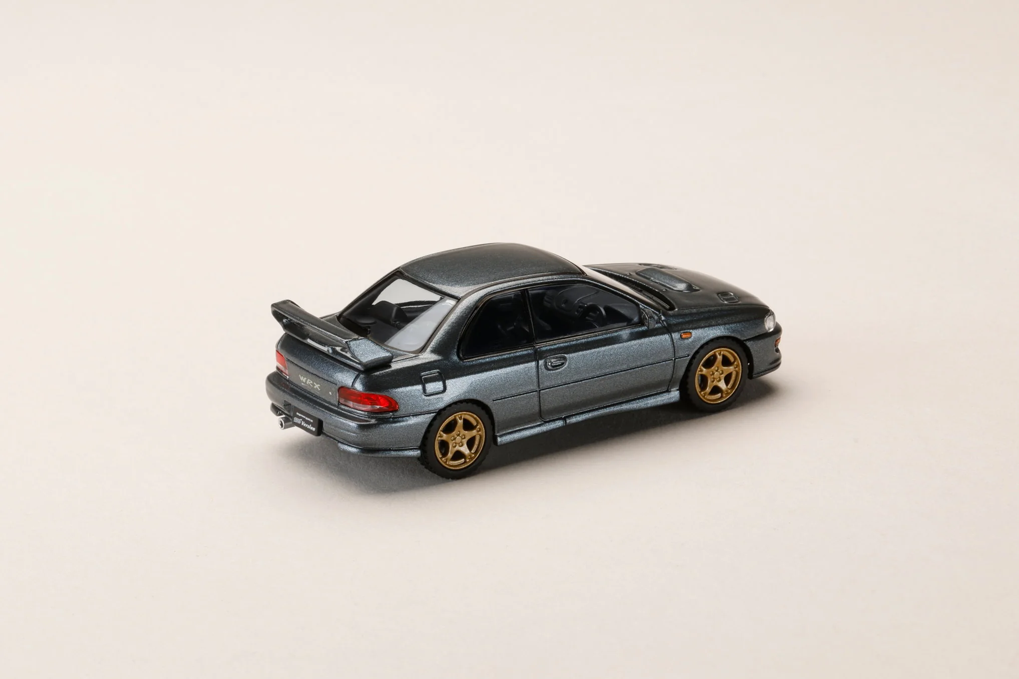 PREORDER HOBBY JAPAN JDM64 1/64 Subaru Impreza WRX type R Sti Version with WR Type Front Bumper - COOL GREY HJDM006-21 (Approx. Release Date : Q2 2026 subjects to the manufacturer's final decision) - Image 3