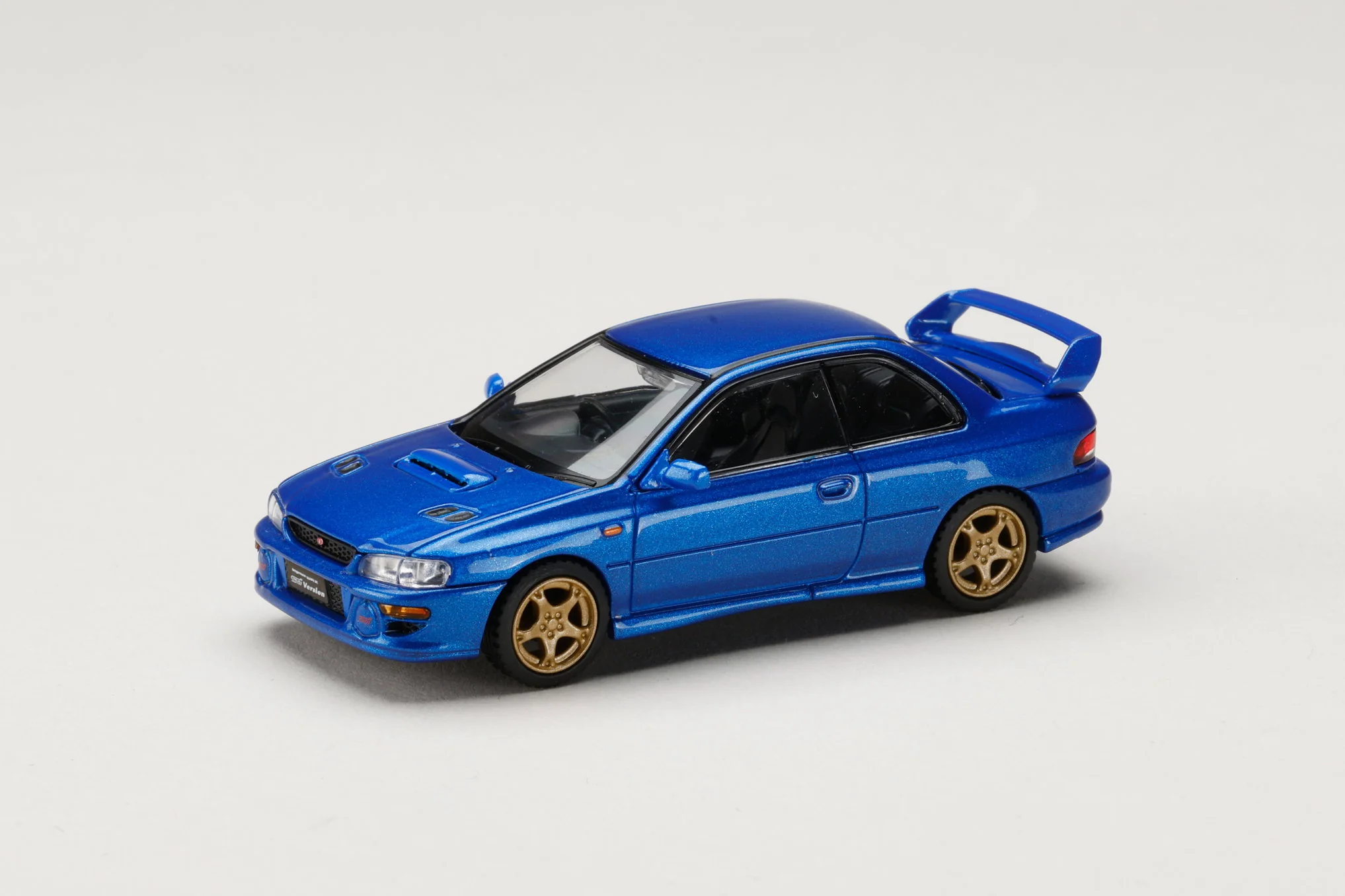 PREORDER HOBBY JAPAN JDM64 1/64 Subaru Impreza WRX type R Sti Version with WR Type Front Bumper - SONIC BLUE (MICA) HJDM006-20 (Approx. Release Date : Q2 2026 subjects to the manufacturer's final decision) - Image 2