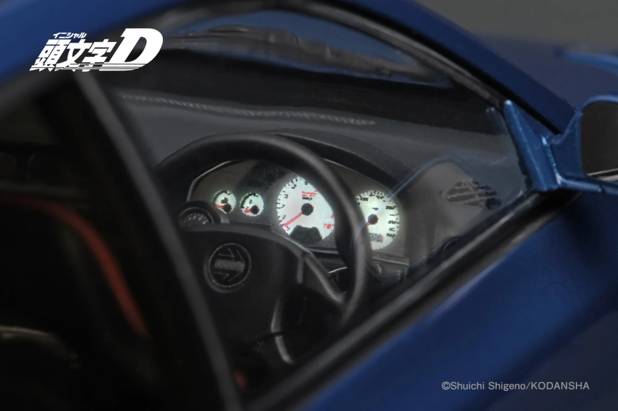 Ignition Model 1/18 	INITIAL D SUBARU Impreza WRX type R Sti Version V (GC8) Blue With LED light IG3539 - Image 5