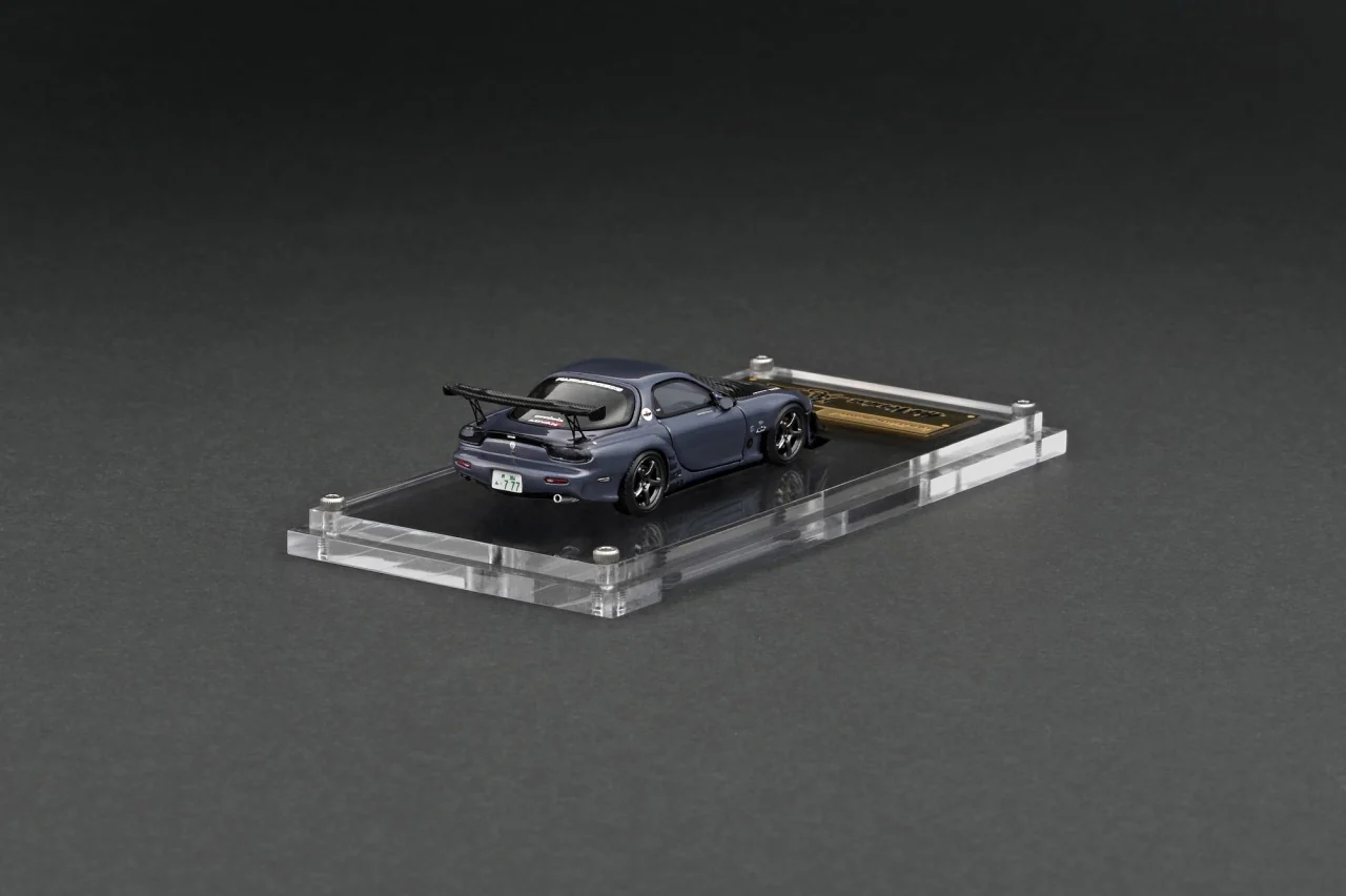 PREORDER Ignition Model 1/64 HIGH-END RESIN MODEL FEED RX-7 (FD3S) 魔王 Gun Metallic IG2724 (Approx. Release Date : Q4 2022 to Q1 2023 subject to manufacturer's final decision) - Image 2