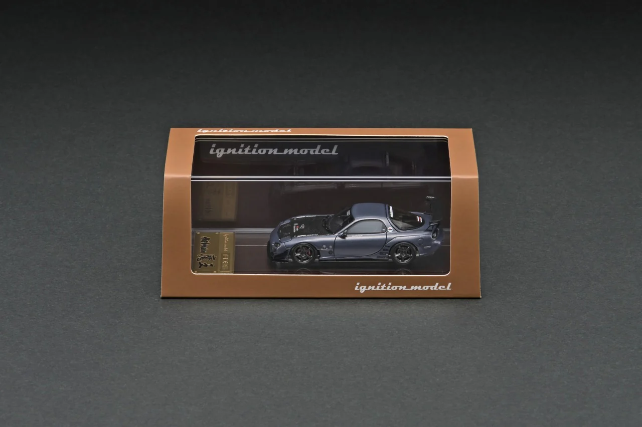 PREORDER Ignition Model 1/64 HIGH-END RESIN MODEL FEED RX-7 (FD3S) 魔王 Gun Metallic IG2724 (Approx. Release Date : Q4 2022 to Q1 2023 subject to manufacturer's final decision) - Image 3