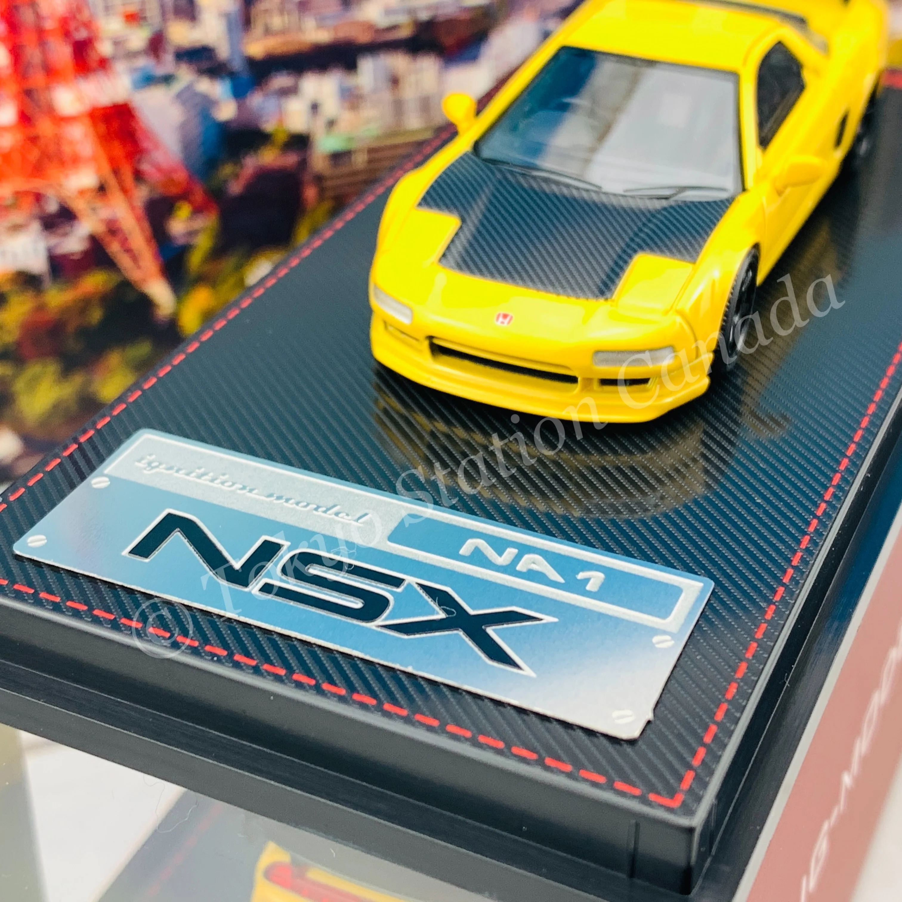Ignition Model 1/64 Honda NSX (NA1) Matte Yellow IG1945 - Image 3
