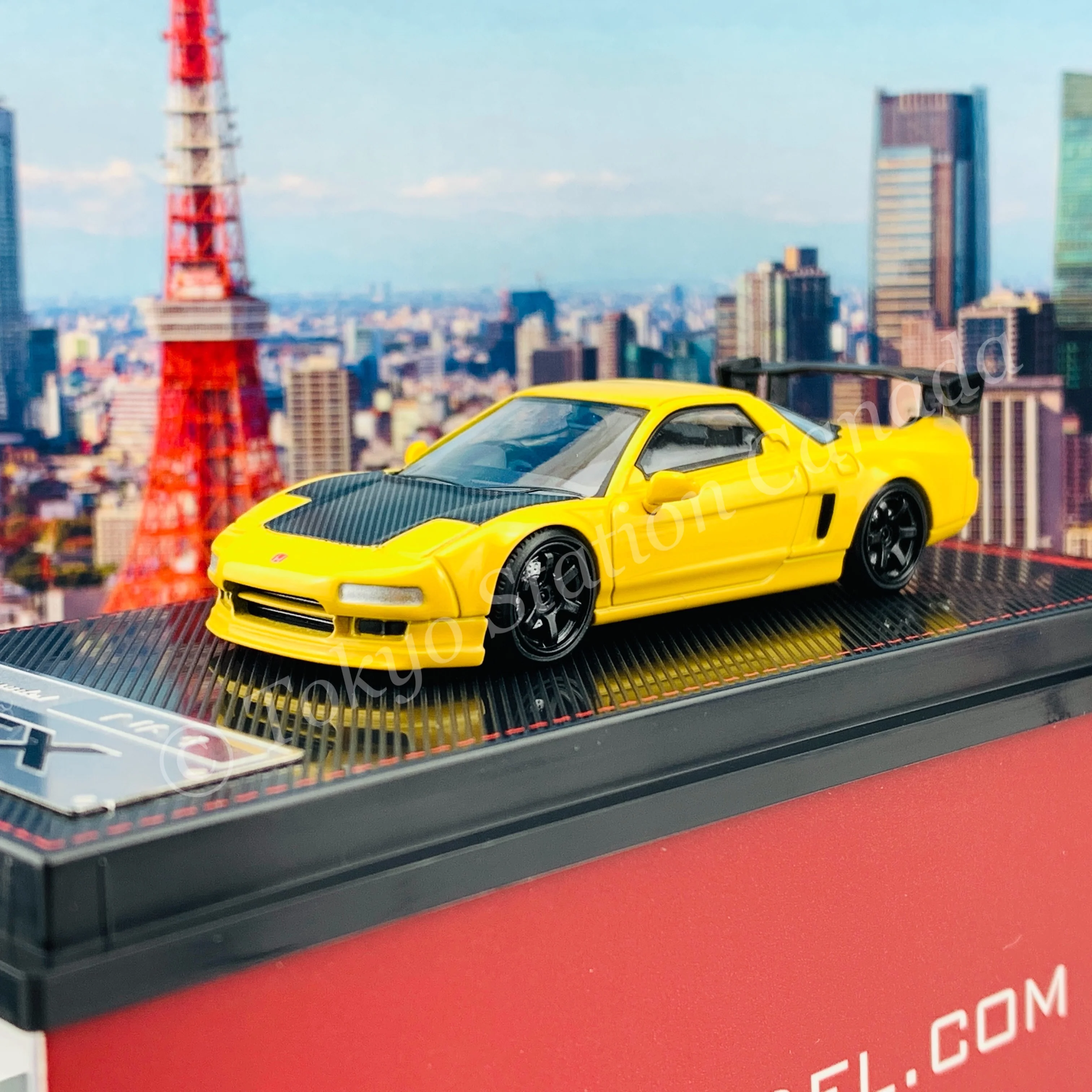 Ignition Model 1/64 Honda NSX (NA1) Matte Yellow IG1945 - Image 4
