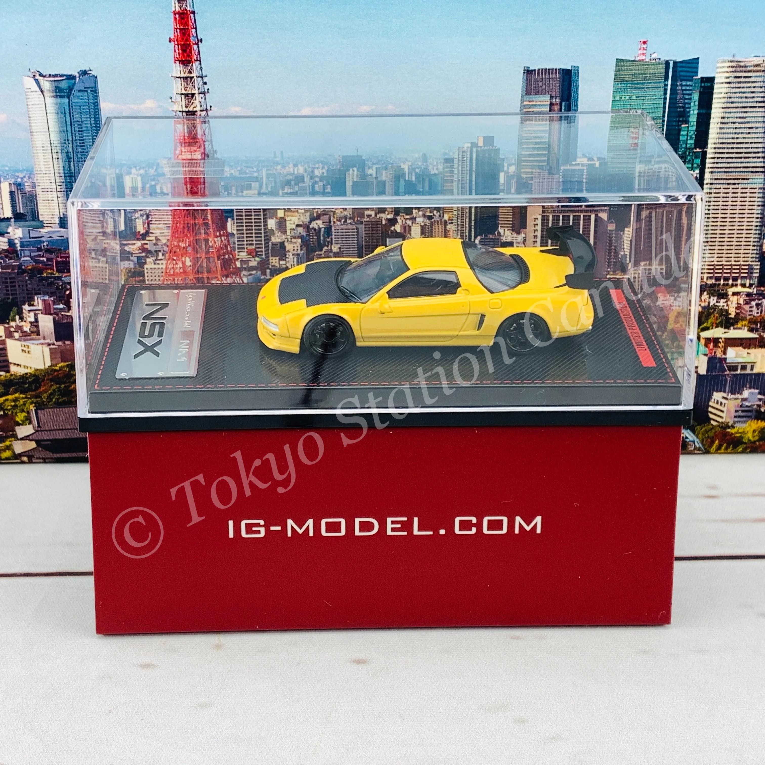 Ignition Model 1/64 Honda NSX (NA1) Matte Yellow IG1945 - Image 5