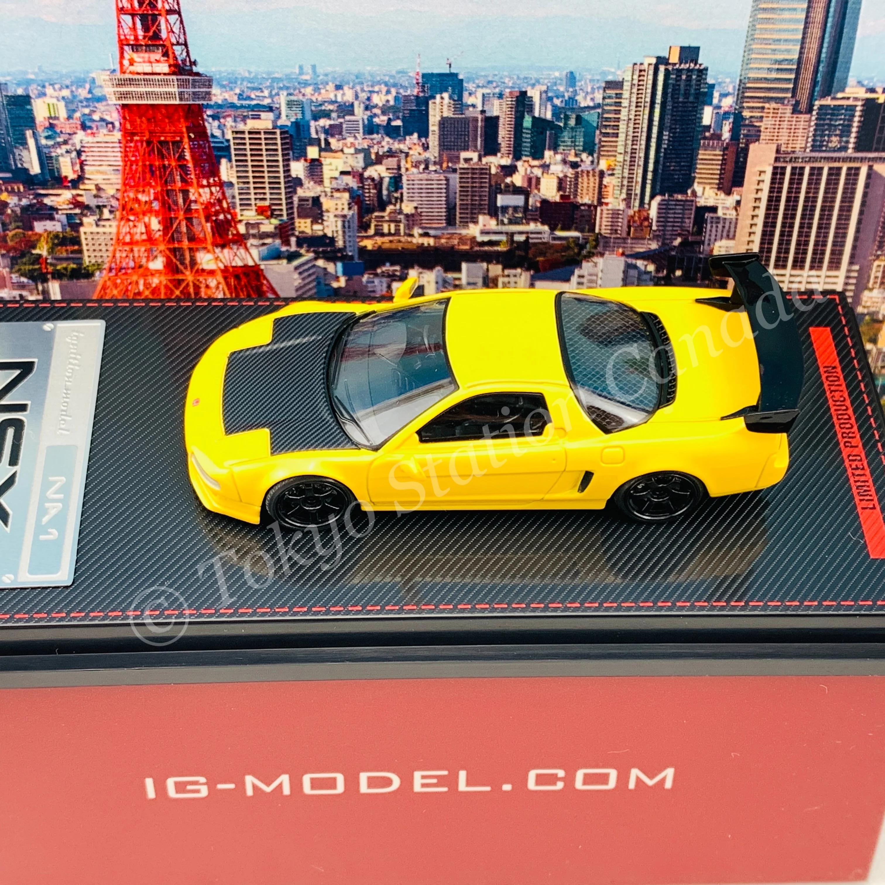 Ignition Model 1/64 Honda NSX (NA1) Matte Yellow IG1945 - Image 6