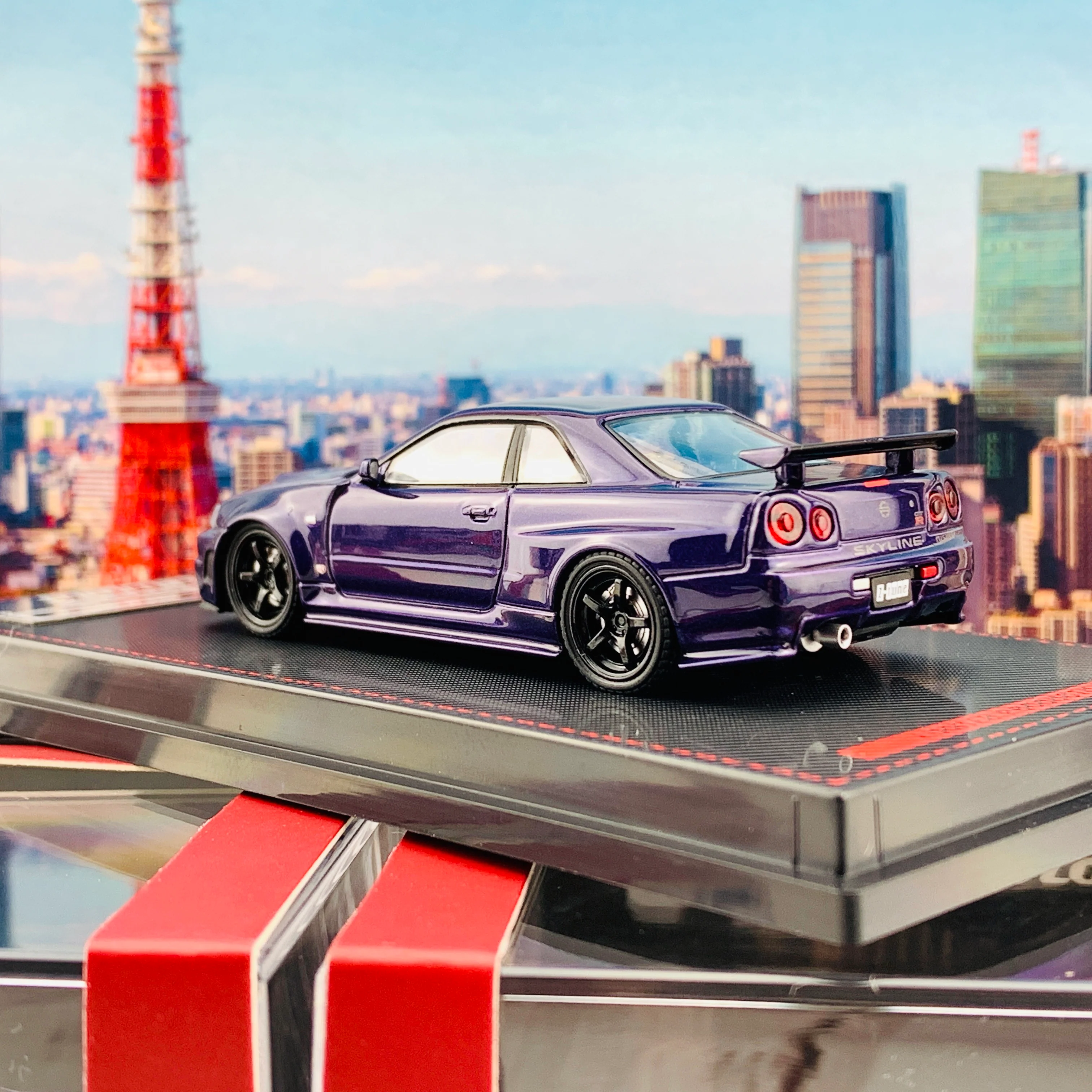 Ignition Model 1/64 Nismo R34 GTR Z-tune Purple Metallic IG2127 - Image 5
