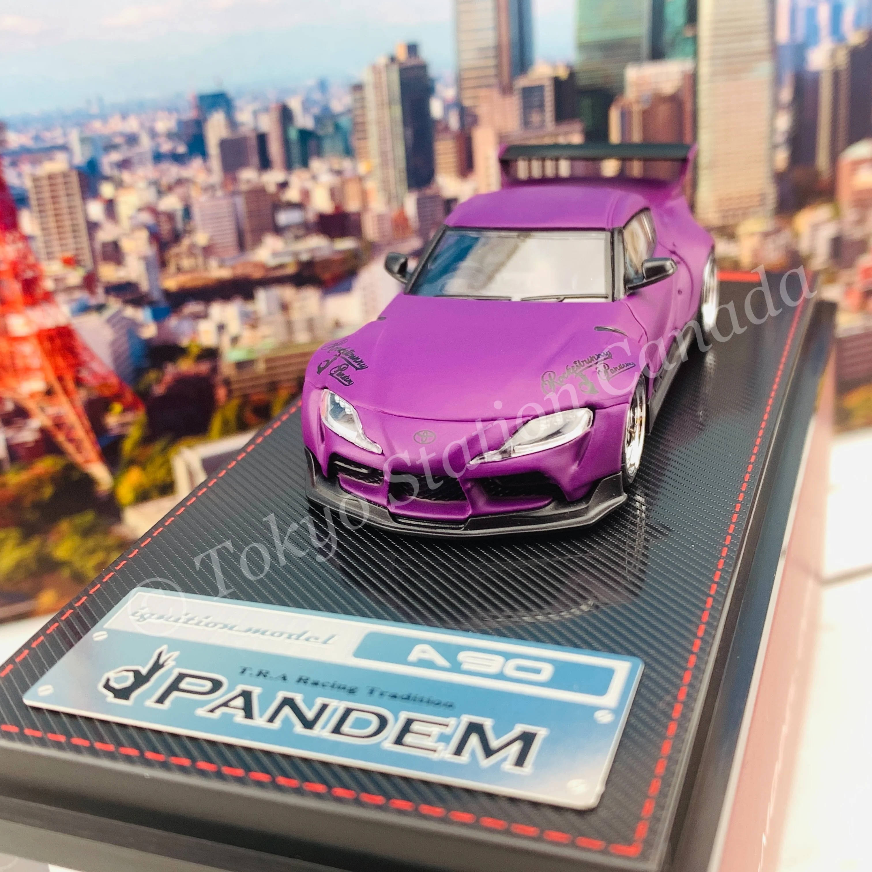 Ignition Model 1/64 PANDEM Supra (A90) Matte Purple IG2335 - Image 3