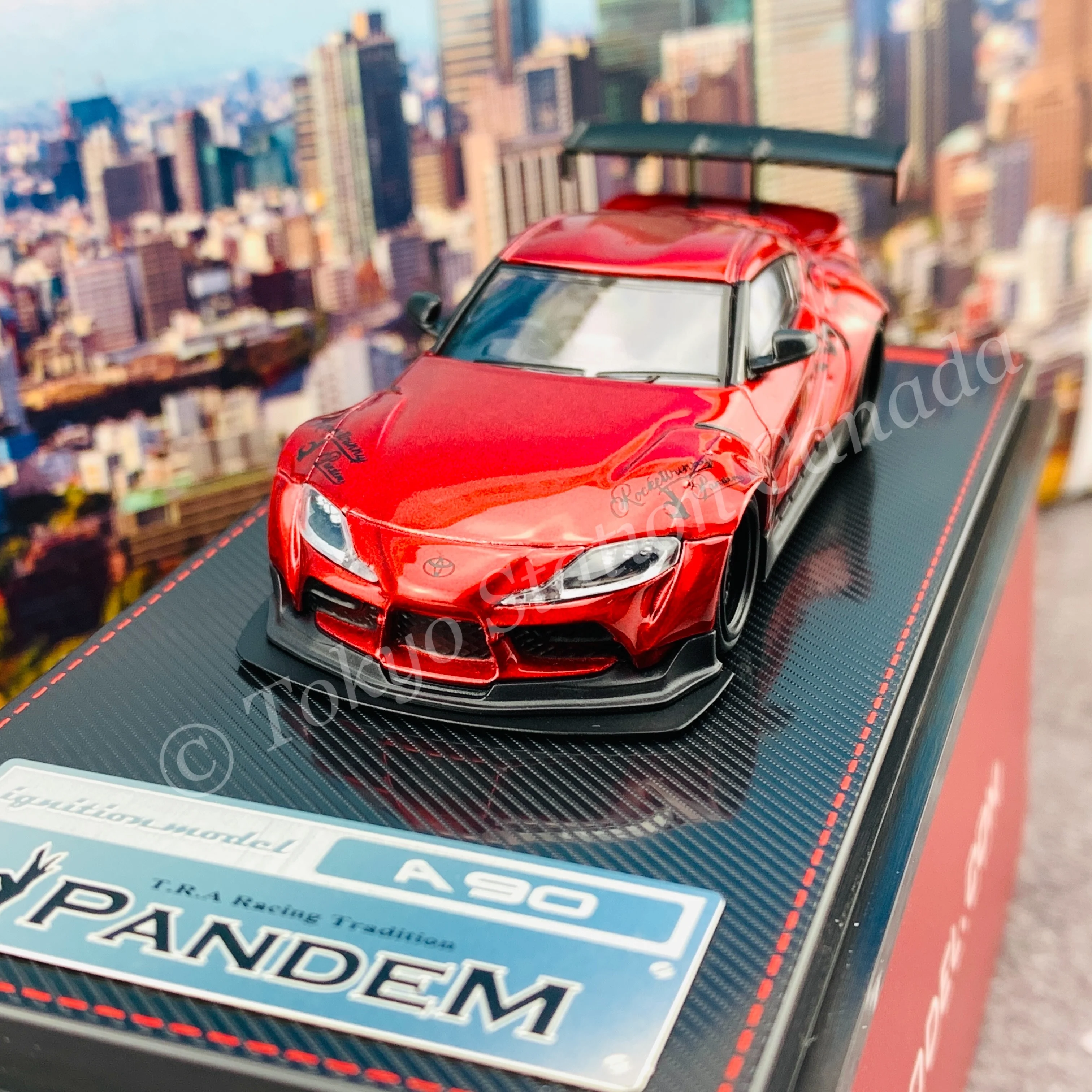 Ignition Model 1/64 PANDEM Supra (A90) Red Metallic IG2332 - Image 2