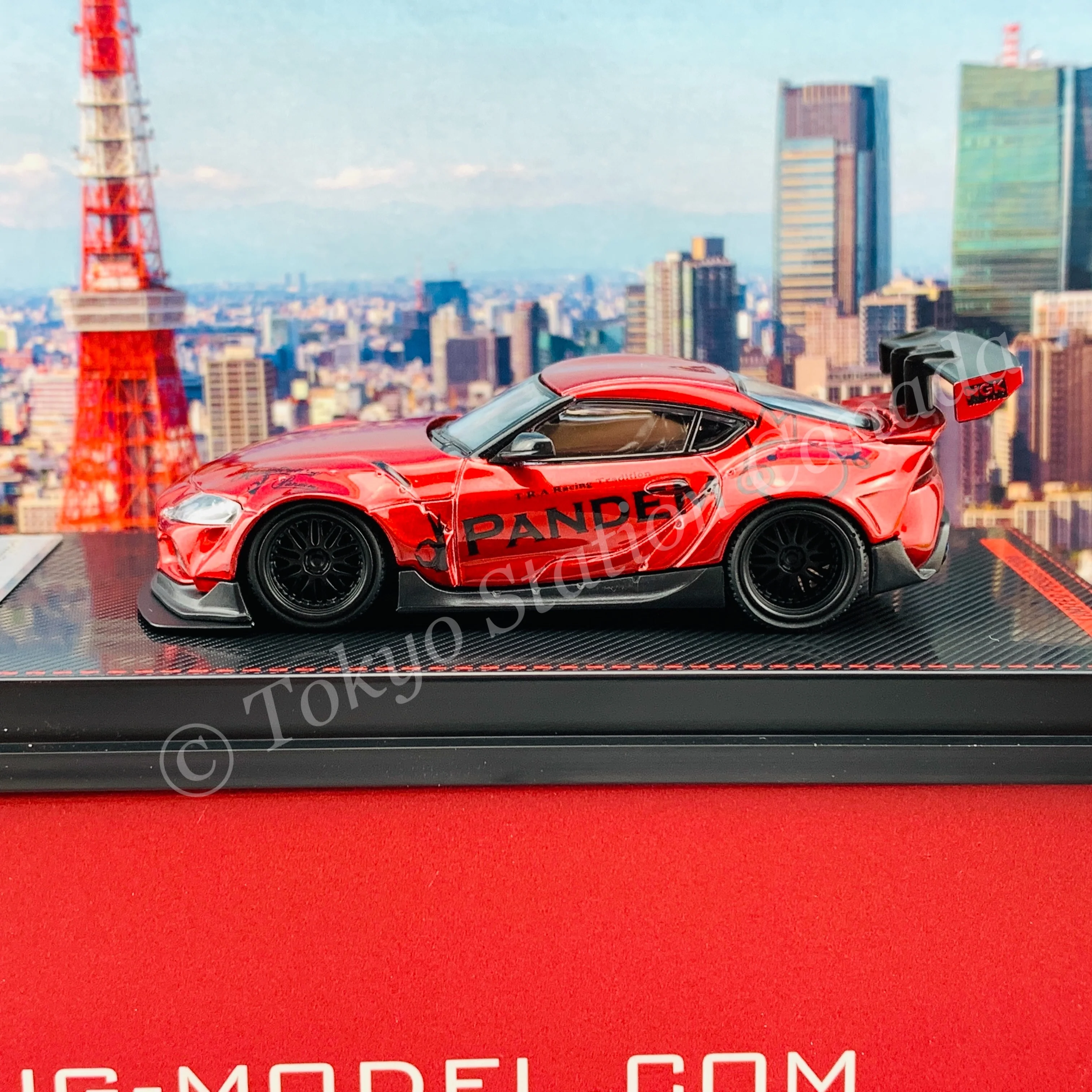 Ignition Model 1/64 PANDEM Supra (A90) Red Metallic IG2332 - Image 3