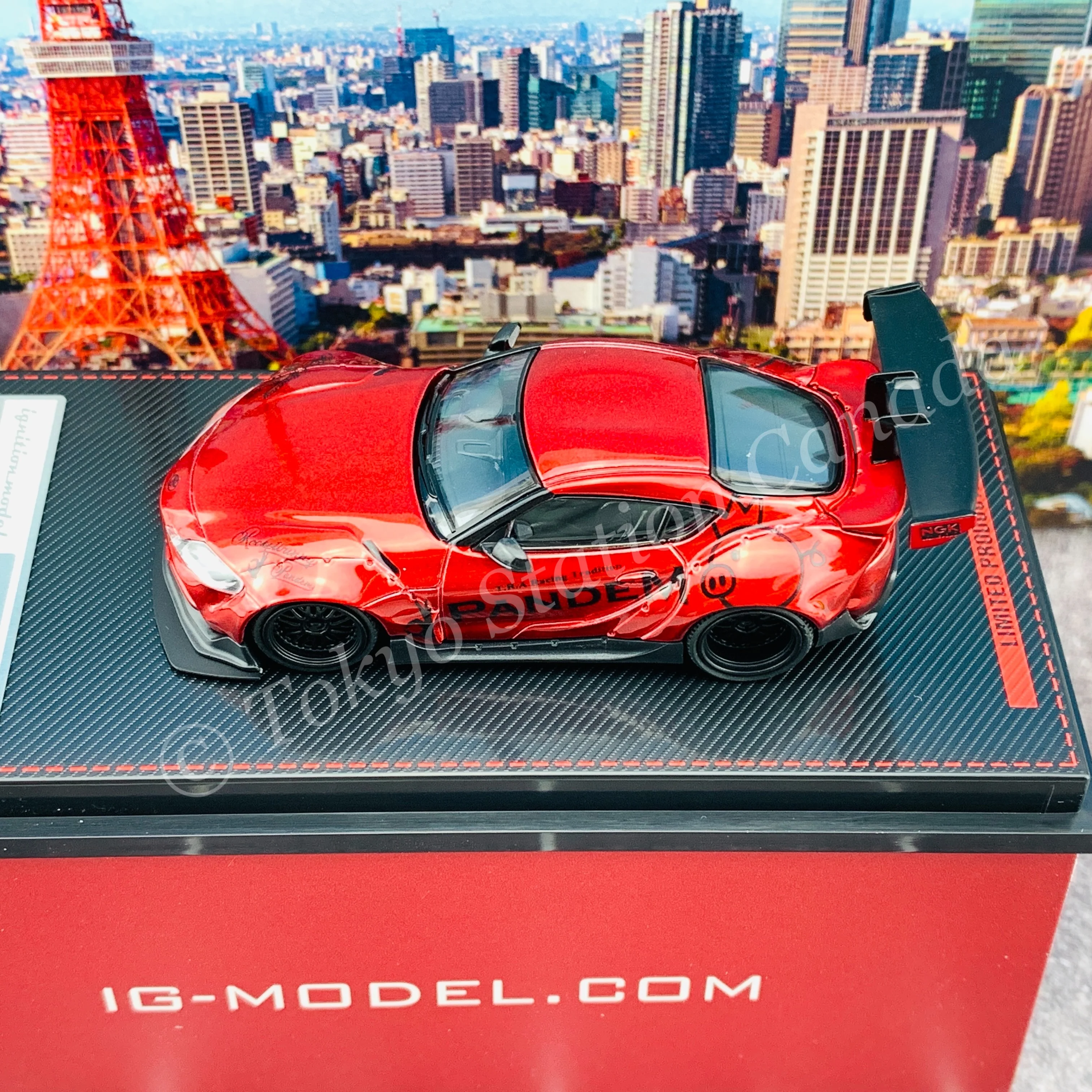 Ignition Model 1/64 PANDEM Supra (A90) Red Metallic IG2332 - Image 4