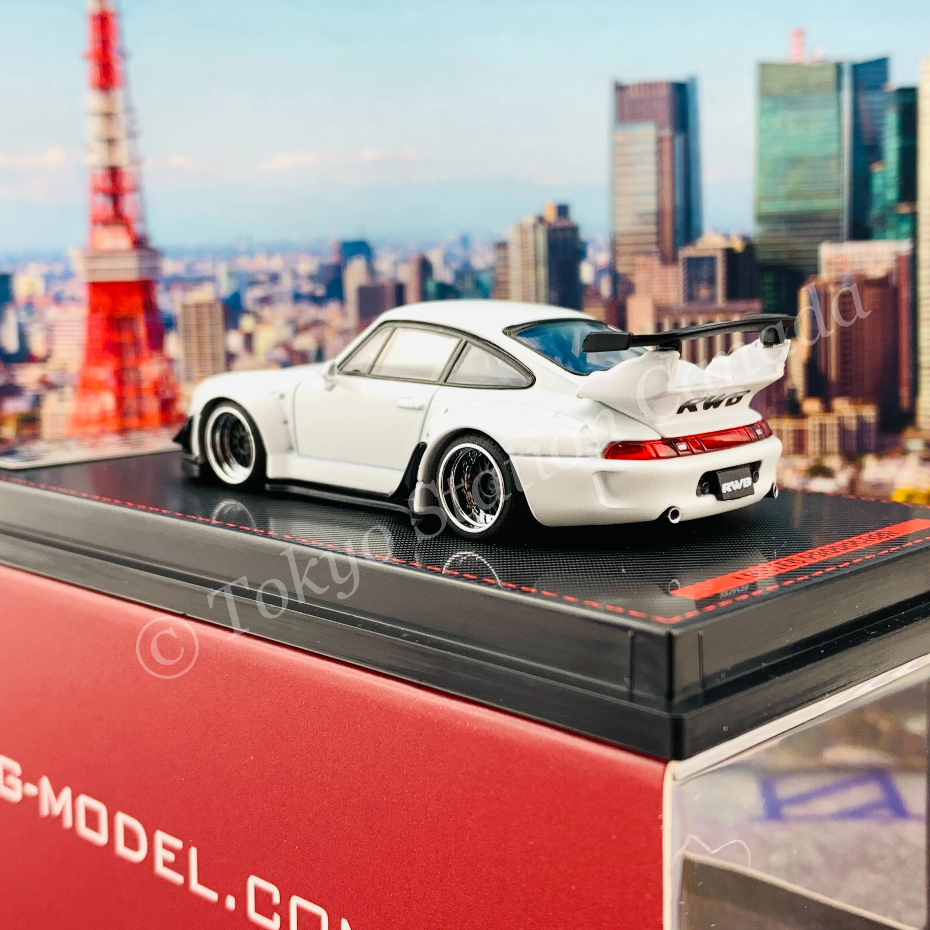 Ignition Model 1/64 RWB 993 Matte Pearl White IG2152 - Image 4