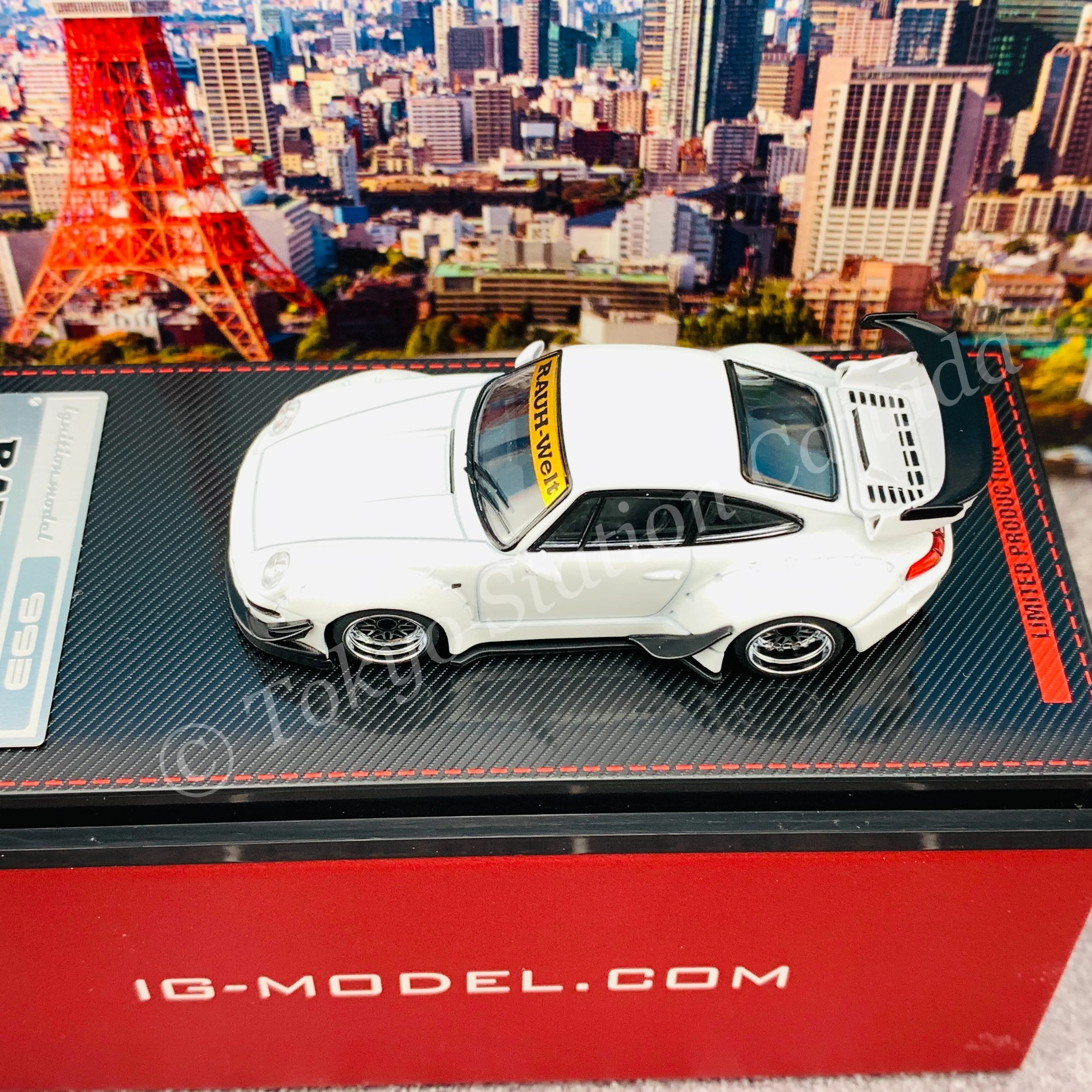 Ignition Model 1/64 RWB 993 Matte Pearl White IG2152 - Image 5