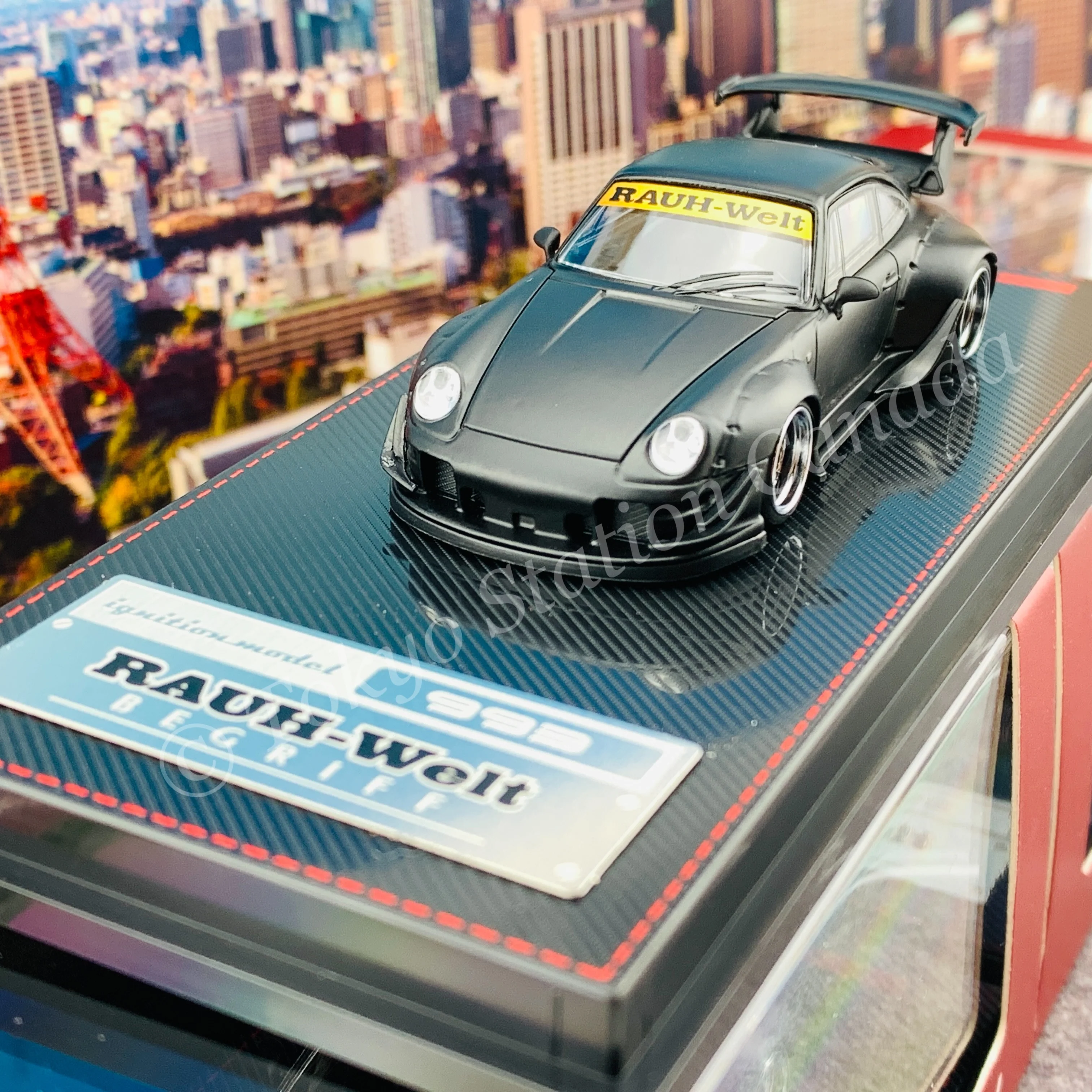 Ignition Model 1/64 RWB 993 Matt Black IG2155 - Image 2