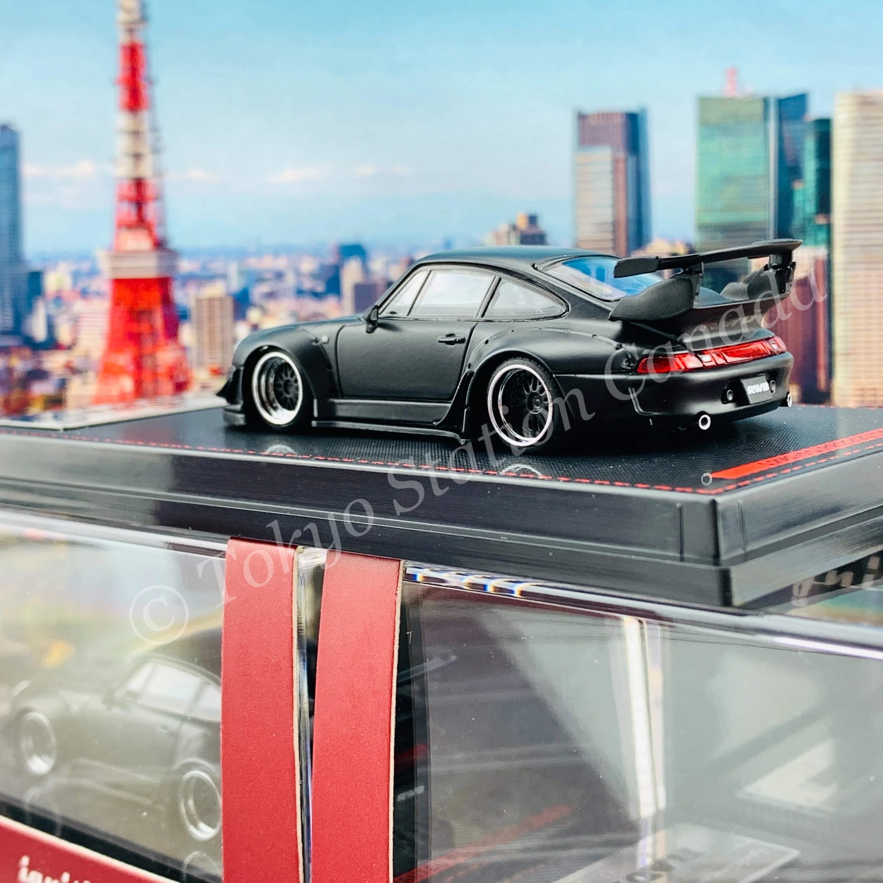 Ignition Model 1/64 RWB 993 Matt Black IG2155 - Image 5