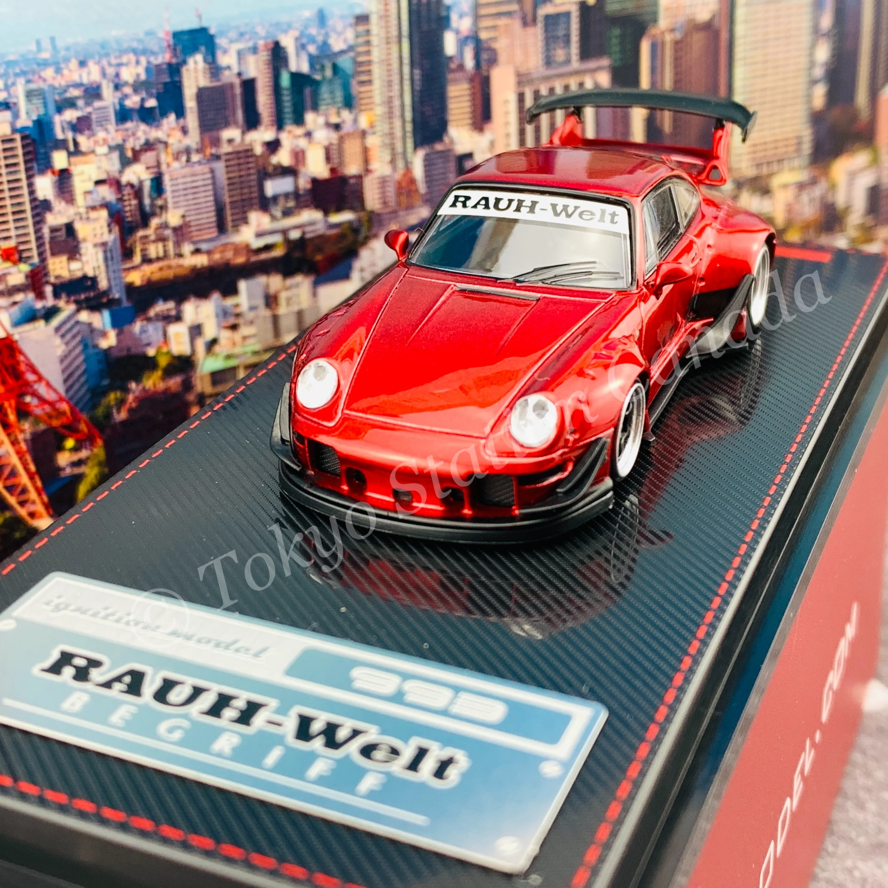 Ignition Model 1/64 RWB 993 Red Metallic IG2154 - Image 2