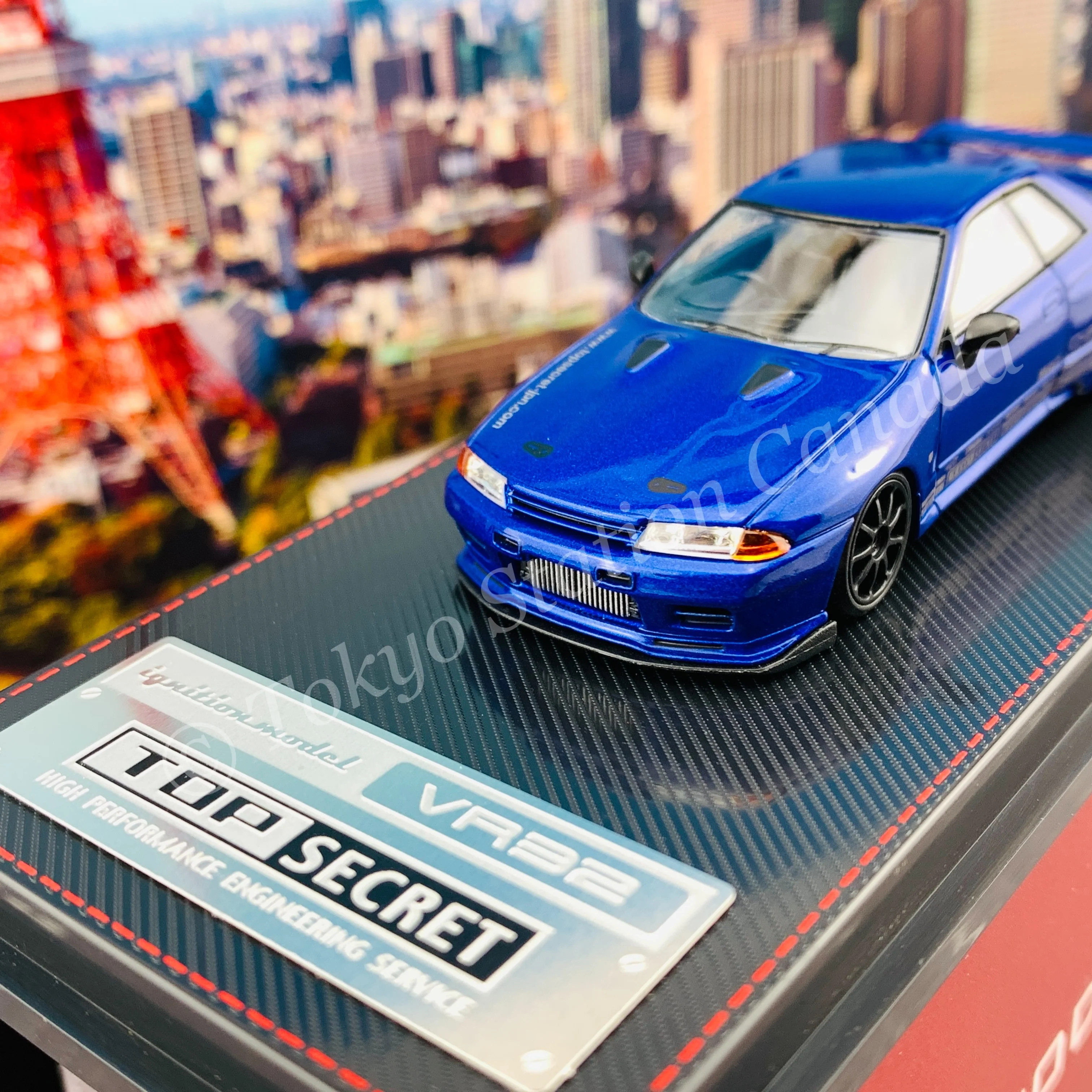 Ignition Model 1/64 TOP SECRET GT-R (VR32) Blue Metallic IG2390 - Image 2