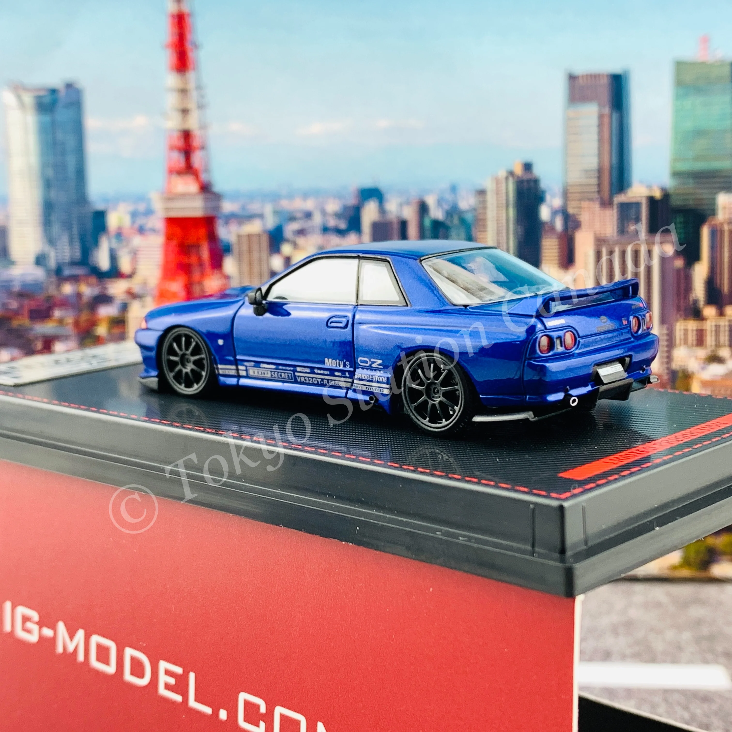 Ignition Model 1/64 TOP SECRET GT-R (VR32) Blue Metallic IG2390 - Image 4